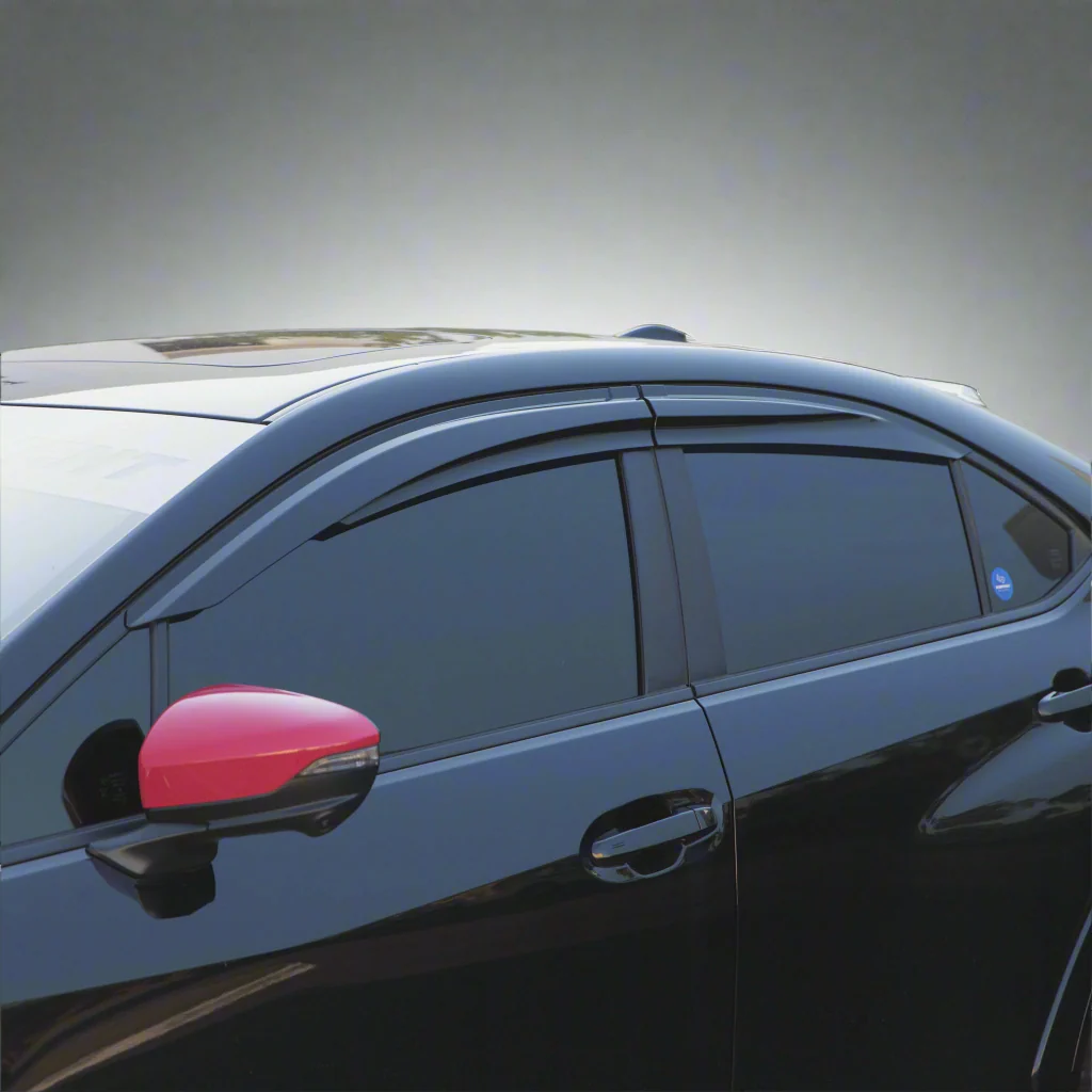 Dmaker D-Spec Window Weathershields 4 Piece Injection Moulding - Subaru WRX VB Sedan 2022-2025 - Image 4