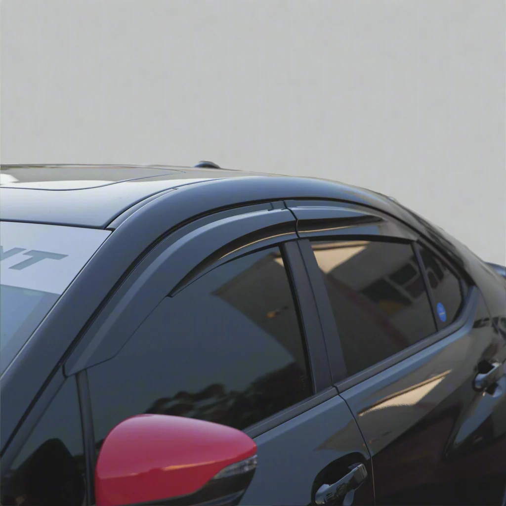 Dmaker D-Spec Window Weathershields 4 Piece Injection Moulding - Subaru WRX VB Sedan 2022-2025 - Image 5