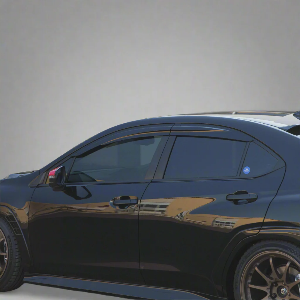 Dmaker D-Spec Window Weathershields 4 Piece Injection Moulding - Subaru WRX VB Sedan 2022-2025 - Image 6