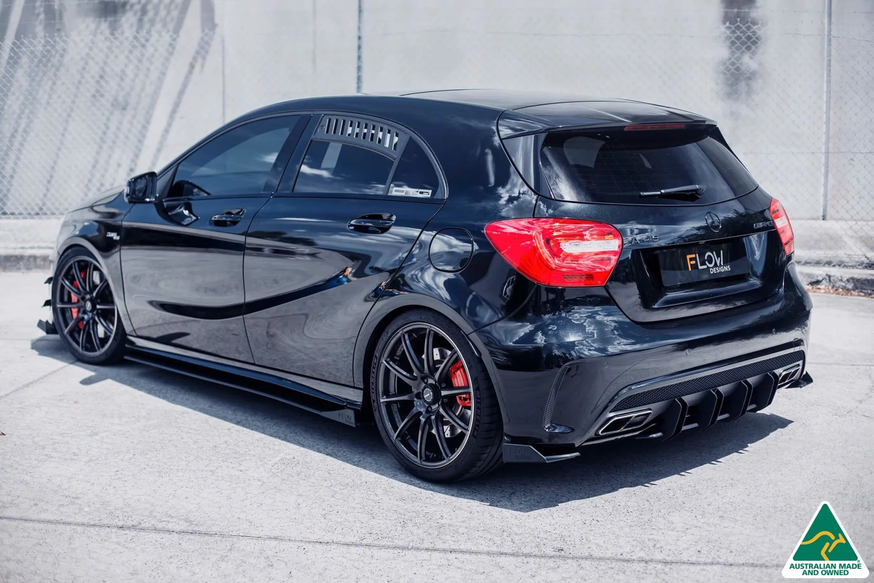 A45 AMG W176 (PFL) Flow-Lock Rear Diffuser - Image 6