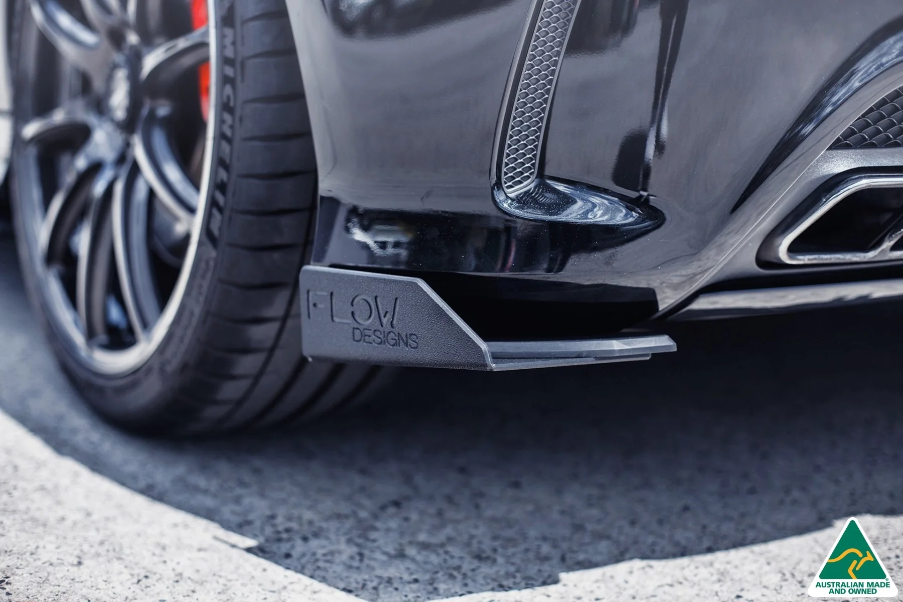 A45 AMG W176 (PFL) Rear Spats - Image 8