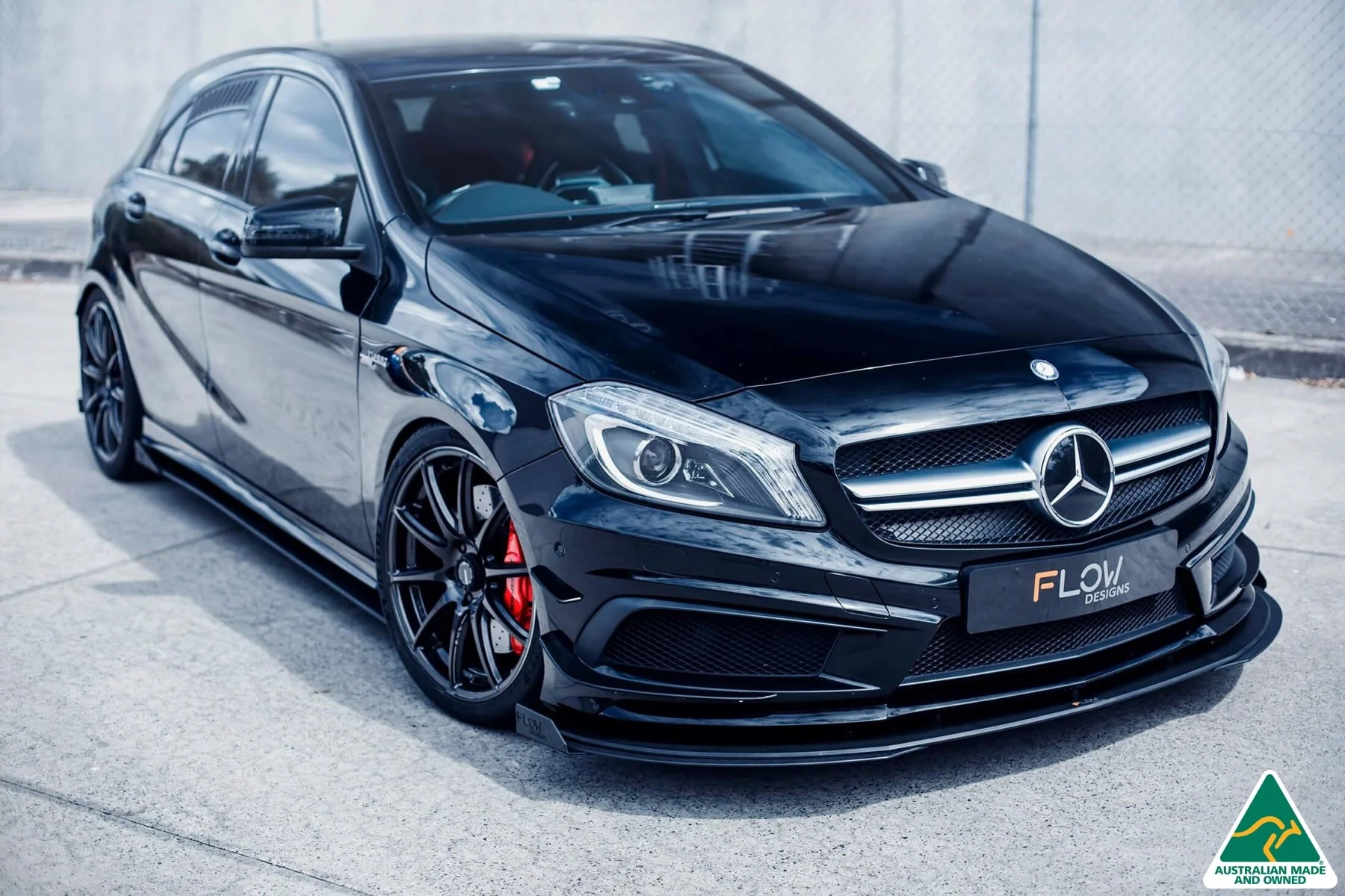 A45 AMG W176 (PFL) Side Skirt Splitter Winglets - Image 14