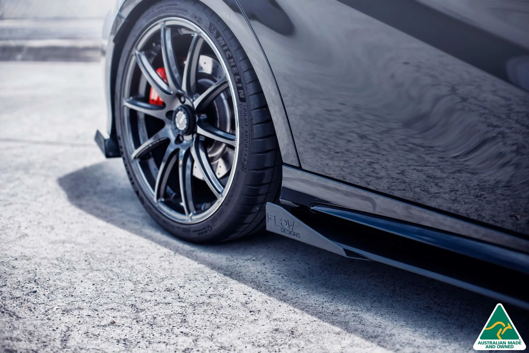 A45 AMG W176 (PFL) Side Skirt Splitter Winglets - Image 8