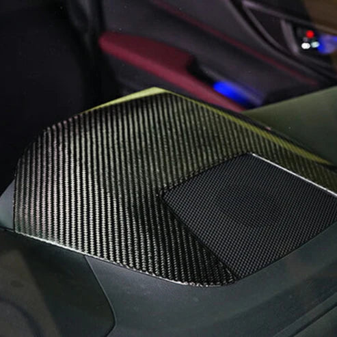 Automodellista Dry Carbon Fibre Centre Information Display Hood Cover for Subaru WRX (VB/VN) & Crosstrek (G6X) 2022+ - Image 4