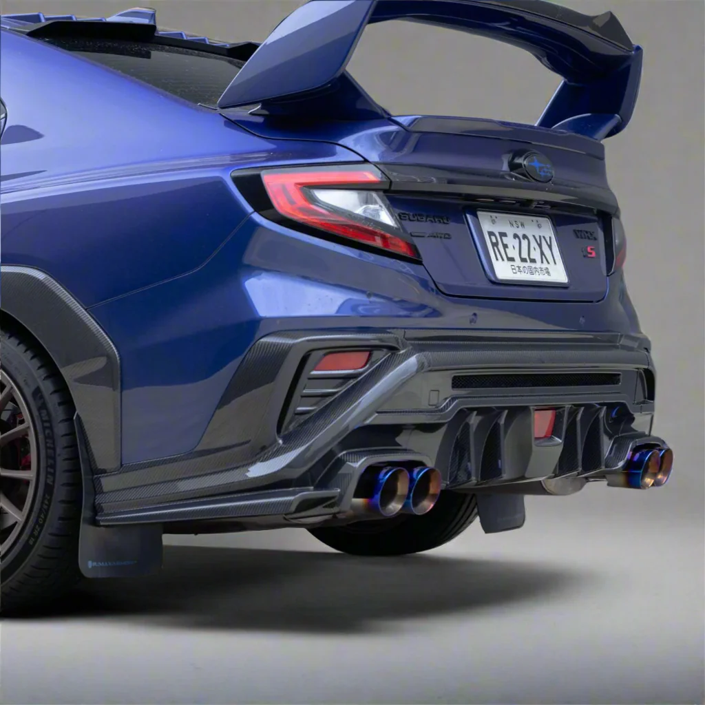 AXIS PARTS Rear Bumper Cover (3-Piece) For 2022+ Subaru WRX VB [Dry Carbon Fibre]