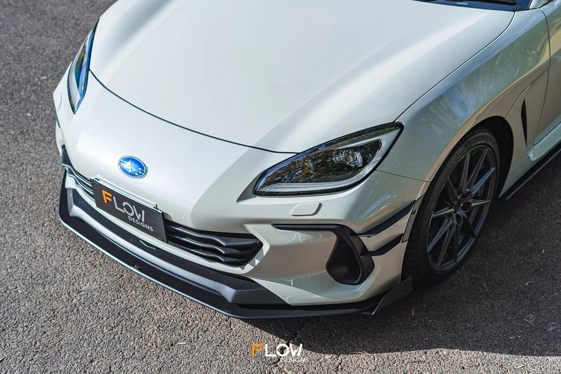 Flow Designs Front Lip Splitter Winglets for 2022+ Subaru BRZ ZD8 & Toyota GR86 ZN8 [Pair] - Image 3