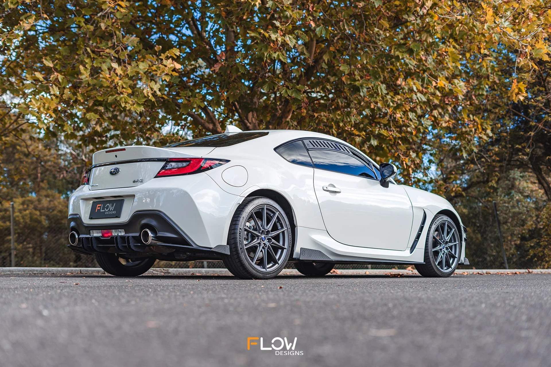 Flow Designs Rear Spats for 2022+ Subaru BRZ ZD8 & Toyota GR86 ZN8 - Gloss [Pair] - Image 4