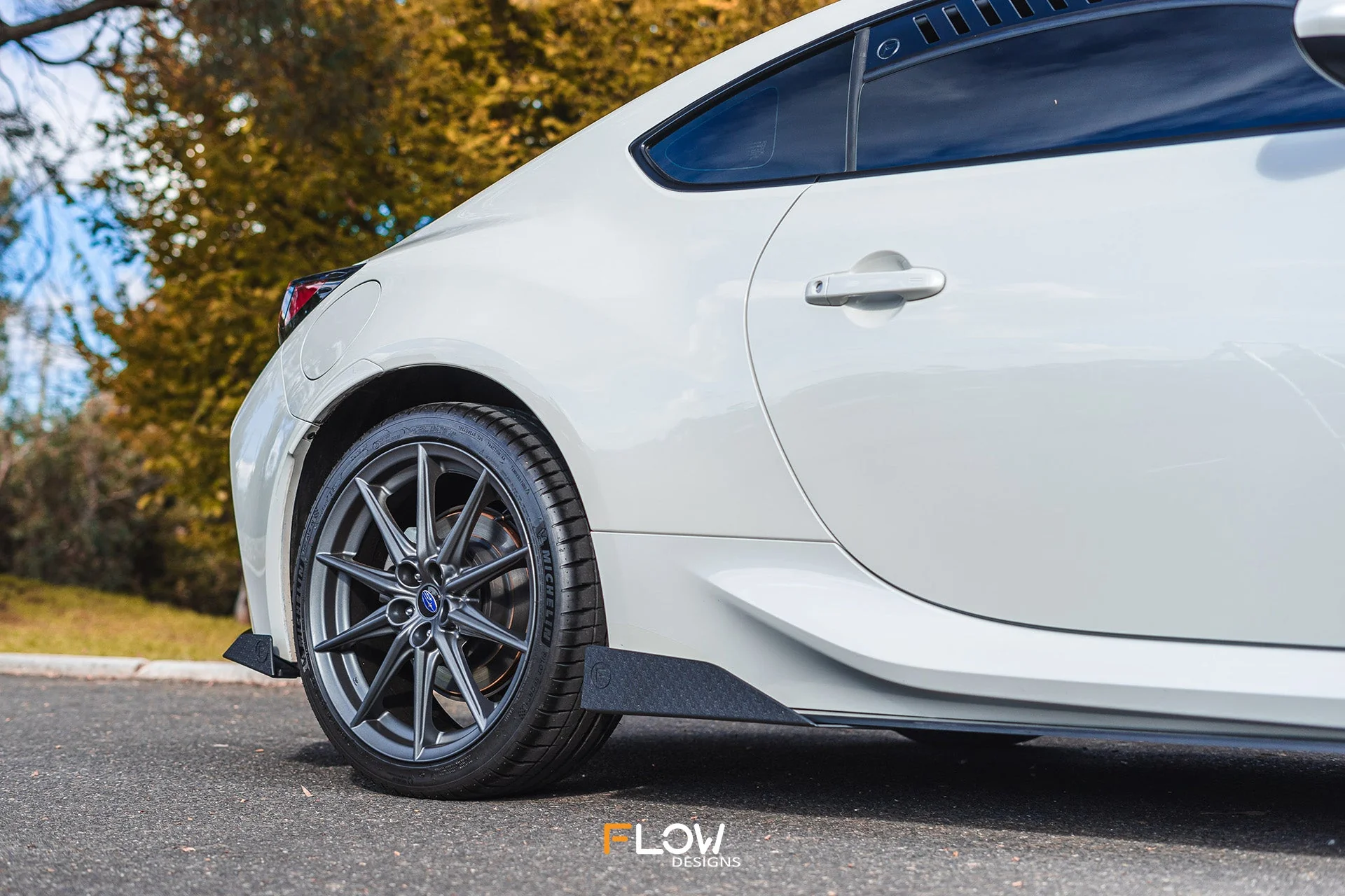 Flow Designs Side Skirt Splitters for 2022+ Subaru BRZ ZD8 & Toyota GR86 ZN8 - Gloss [Pair] - Image 5