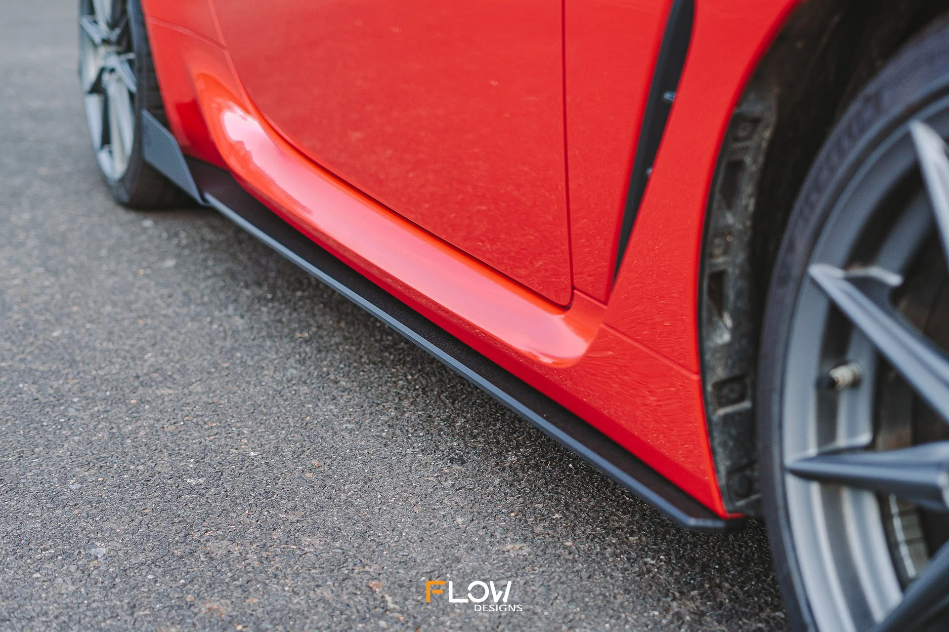 Flow Designs Side Skirt Splitters for 2022+ Subaru BRZ ZD8 & Toyota GR86 ZN8 - Textured [Pair] - Image 5