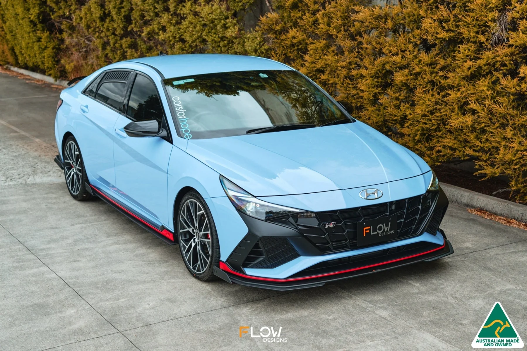 Flow Designs CN7 i30N Sedan (2021-2023) Front Lip Splitter Extensions - Pair - Image 7