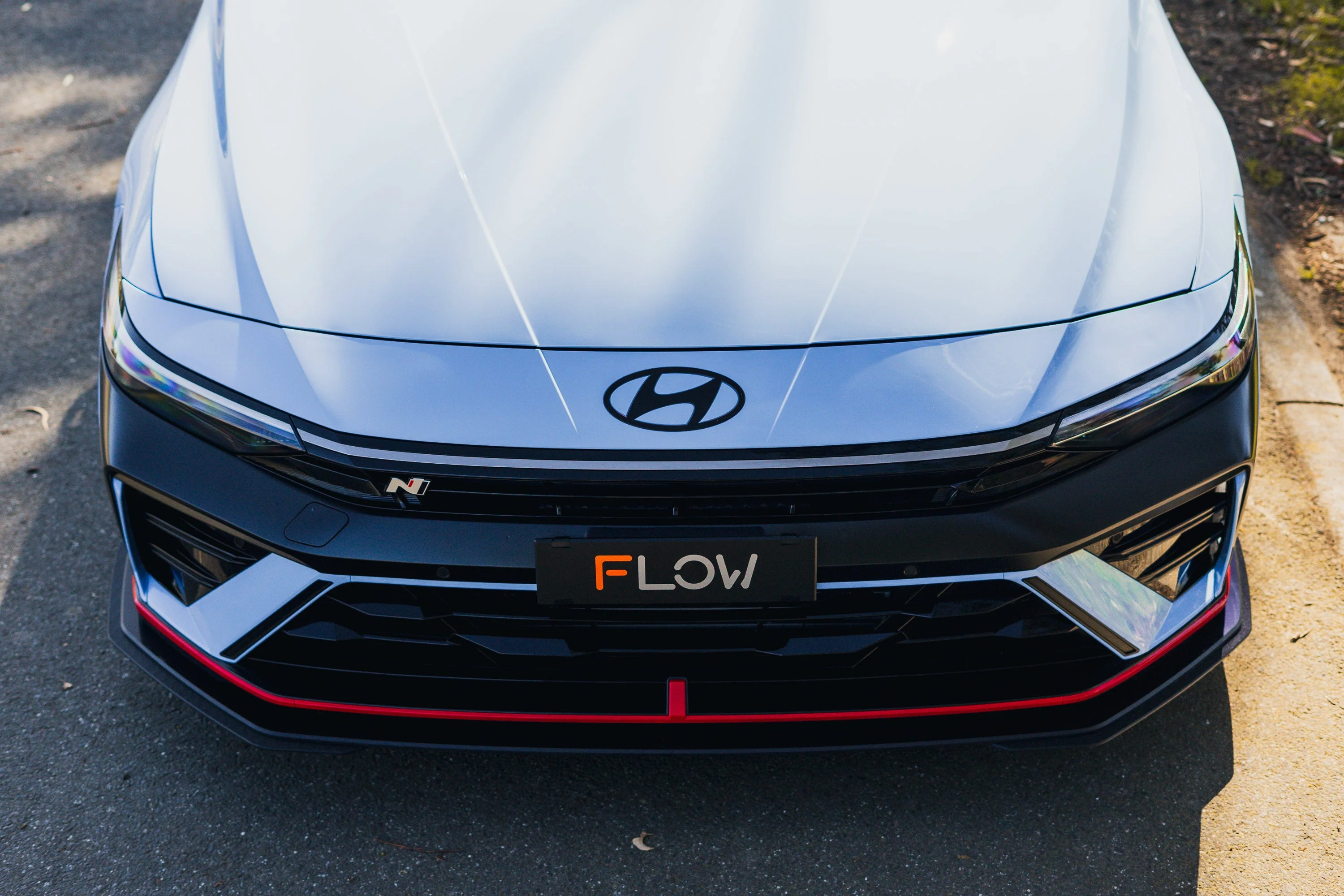CN7 V2 i30N Sedan FL 2024+ Front Lip Splitter Extensions - Image 8