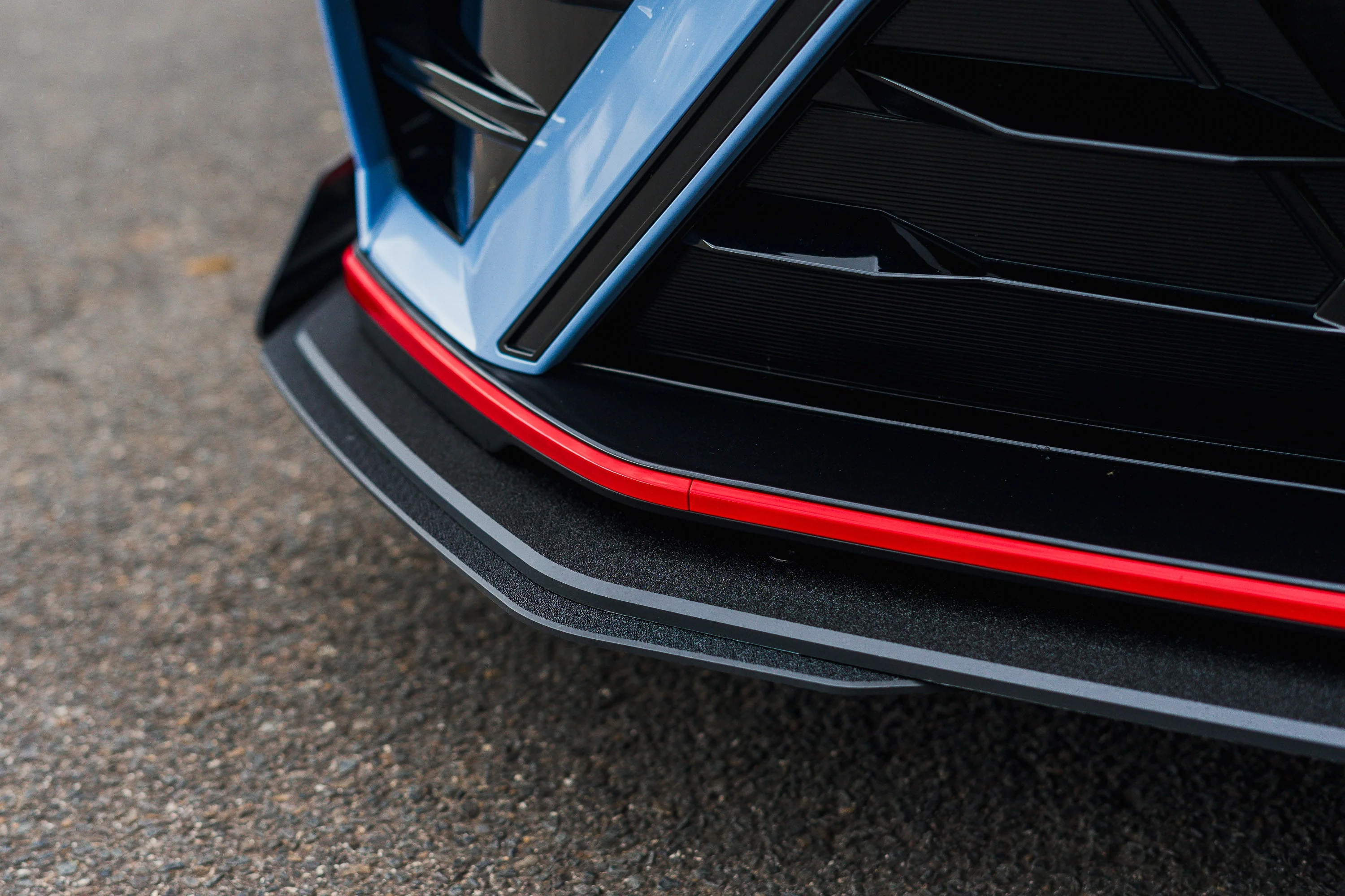 CN7 V2 i30N Sedan FL 2024+ Front Lip Splitter & Mounting Brackets - Image 15