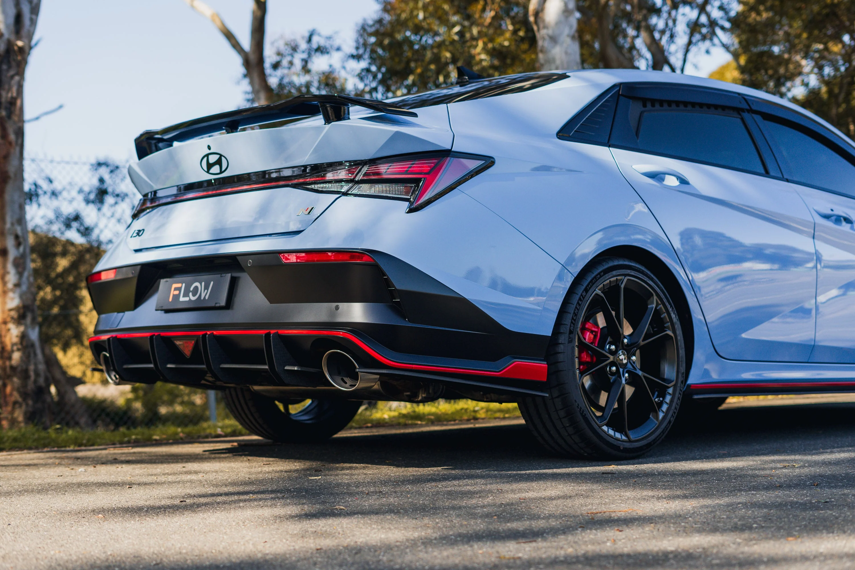 CN7 V2 i30N Sedan FL 2024+ Rear Spats - Image 11