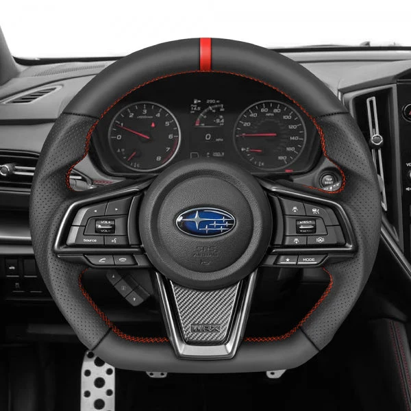CEEHOR D-Shape Steering Wheel (Leather + Leather) For Subaru WRX VB/VN 2022+ - Image 2