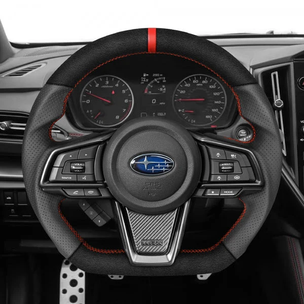 CEEHOR D-Shape Steering Wheel (Suede + Leather) For Subaru WRX VB/VN 2022+ - Image 2