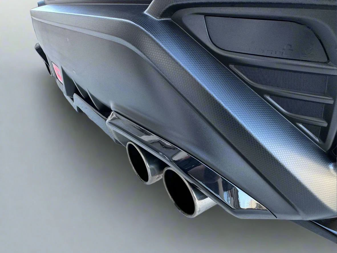 DMAKER REAR EXHAUST FINISHERS VB WRX SEDAN [ GLOSS BLACK ]