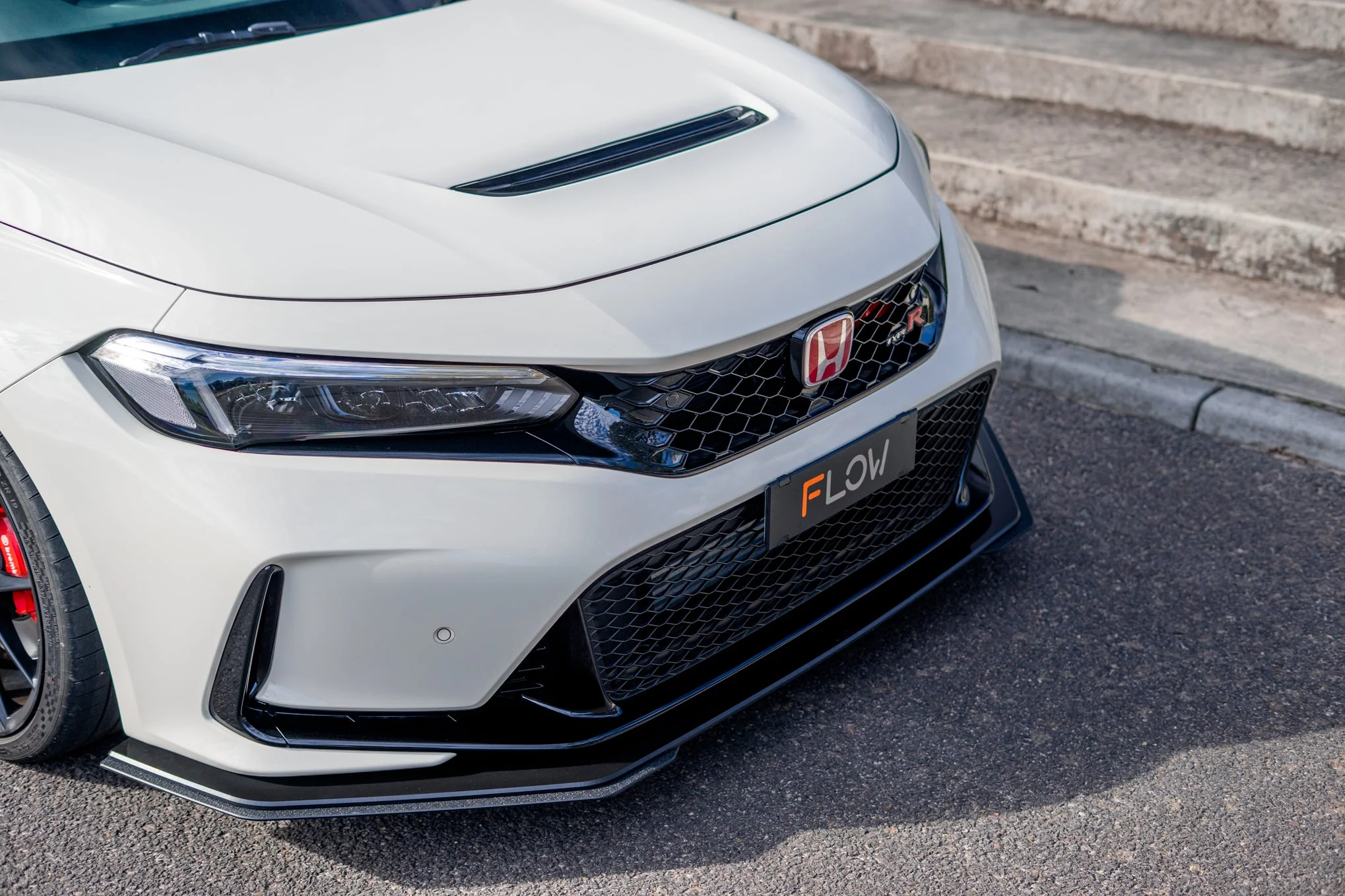 FL5 Civic Type R Front Lip Splitter Extensions - Image 6