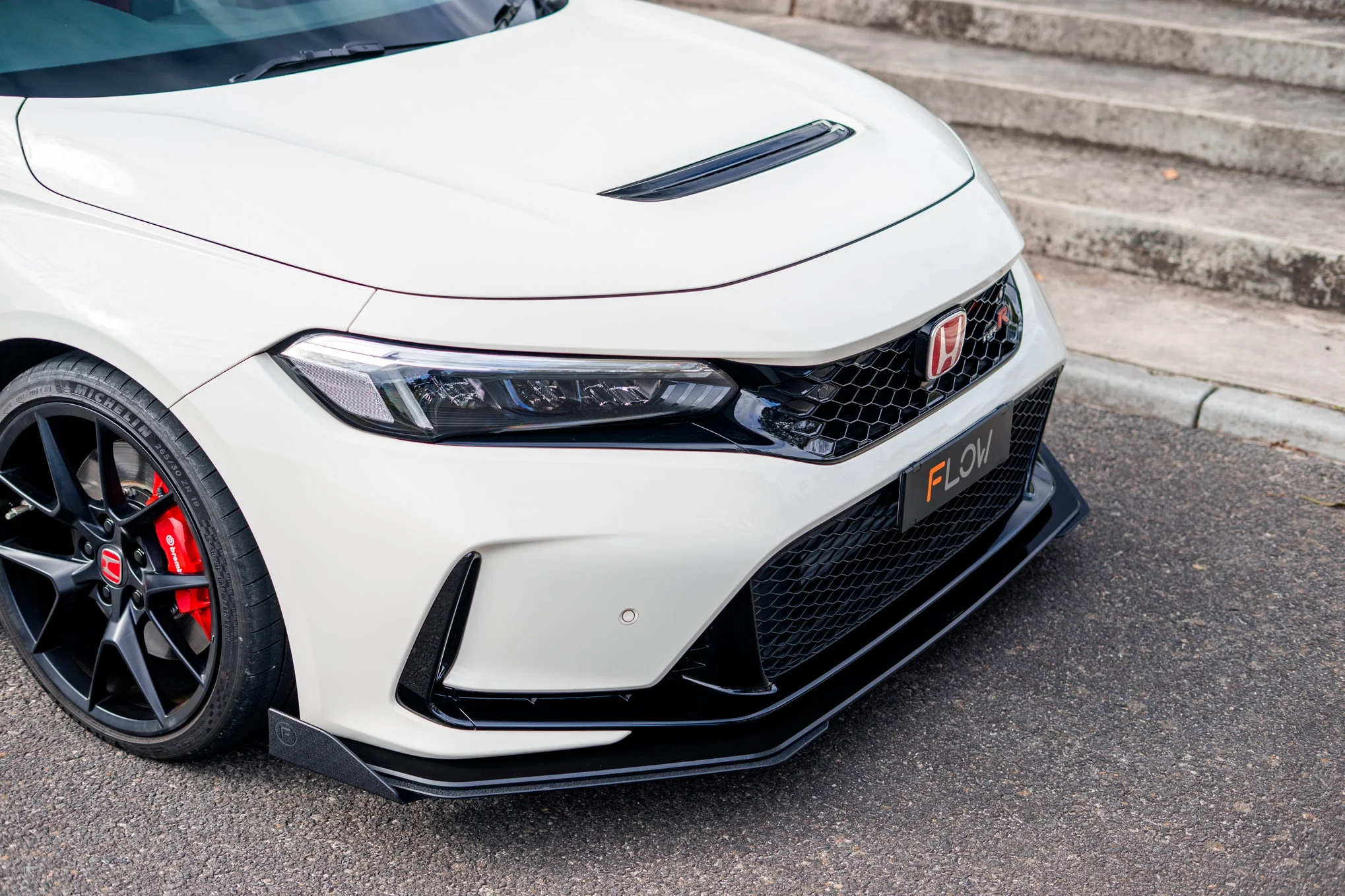 FL5 Civic Type R Front Lip Splitter Winglets - Image 6