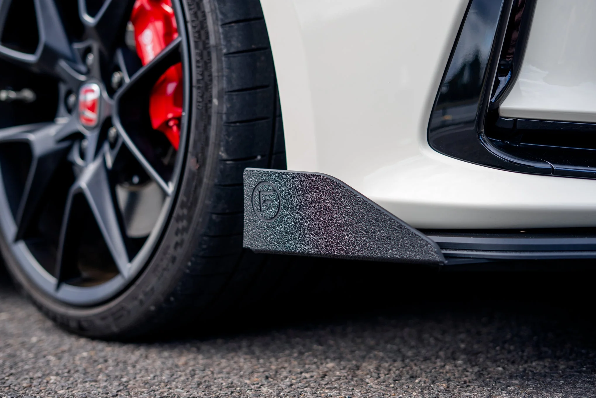FL5 Civic Type R Front Lip Splitter Winglets - Image 7