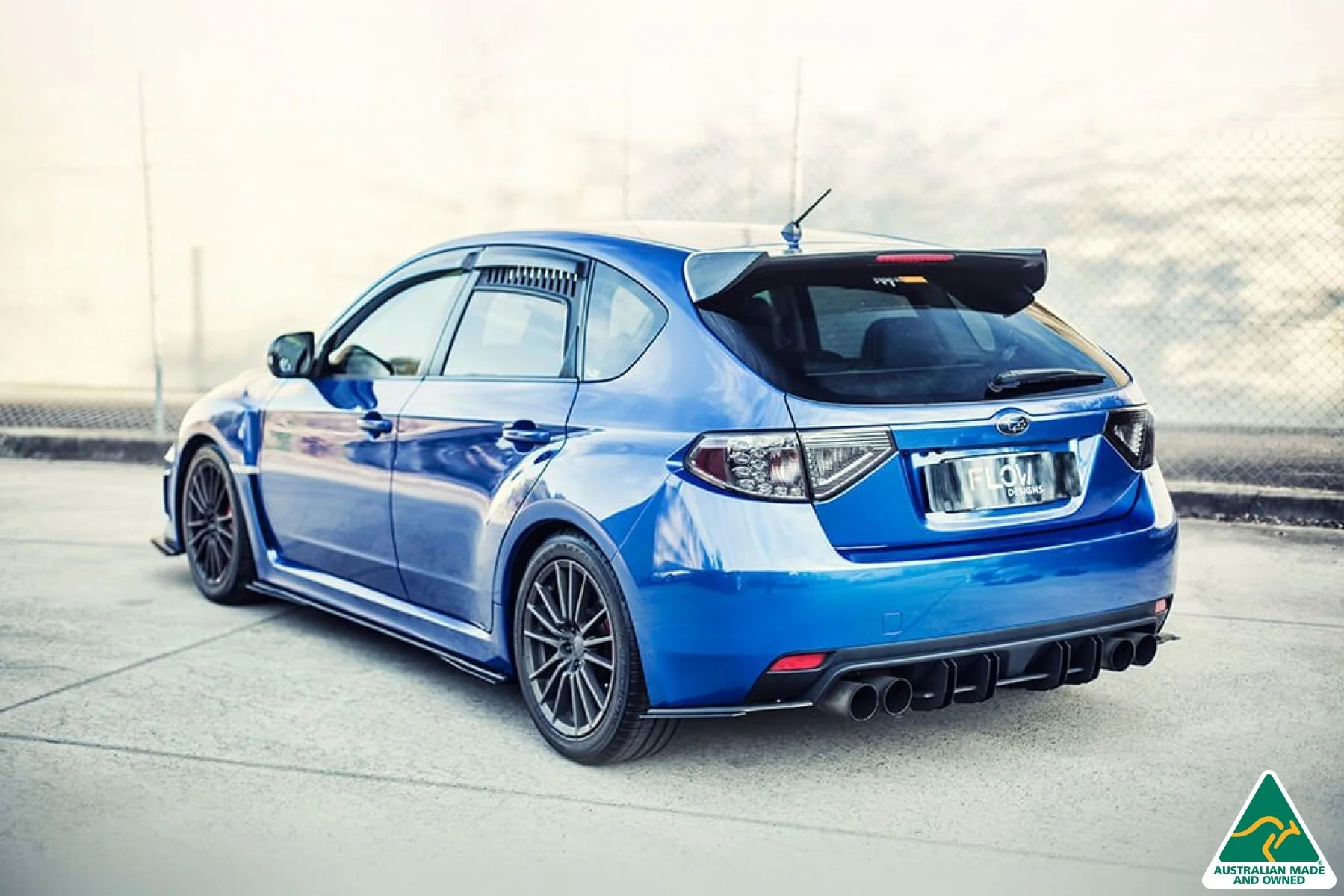 Flow Designs Flow-Lock Rear Diffuser for Subaru Impreza WRX & STI G3 Hatch FL - Image 10