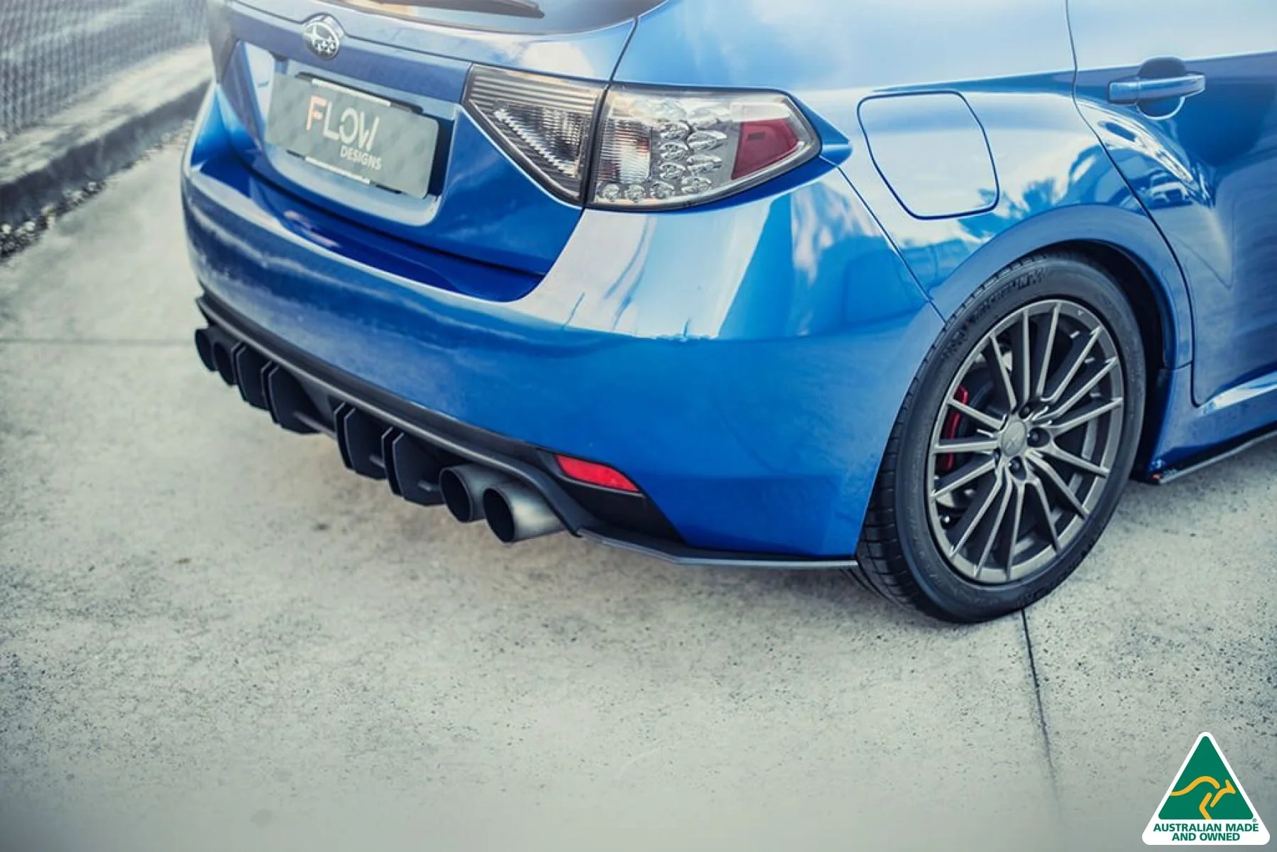 Flow Designs Flow-Lock Rear Diffuser for Subaru Impreza WRX & STI G3 Hatch FL - Image 12