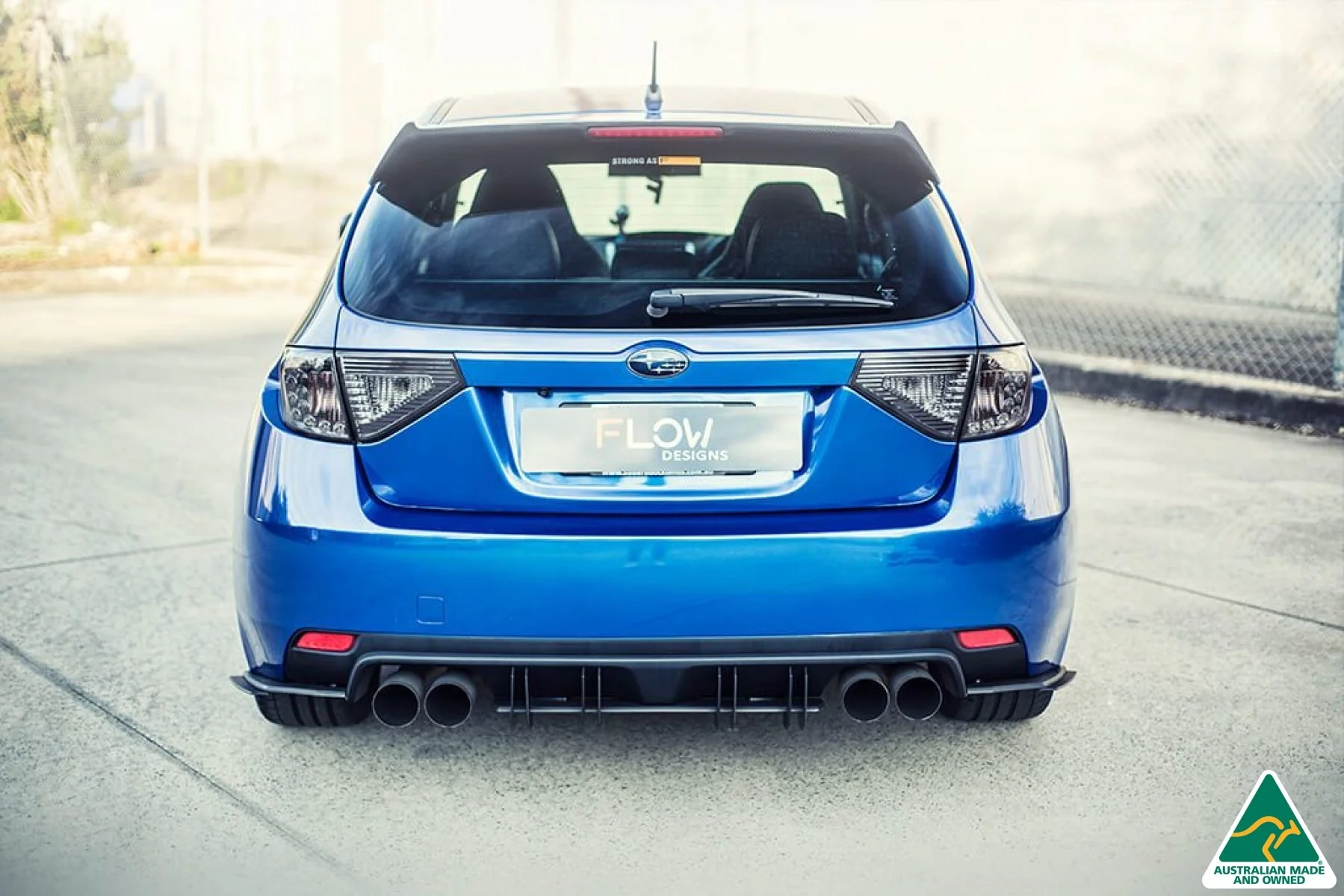 Flow Designs Rear Spat Winglet for Subaru Impreza WRX & STI G3 Hatch FL [Pair] - Image 6