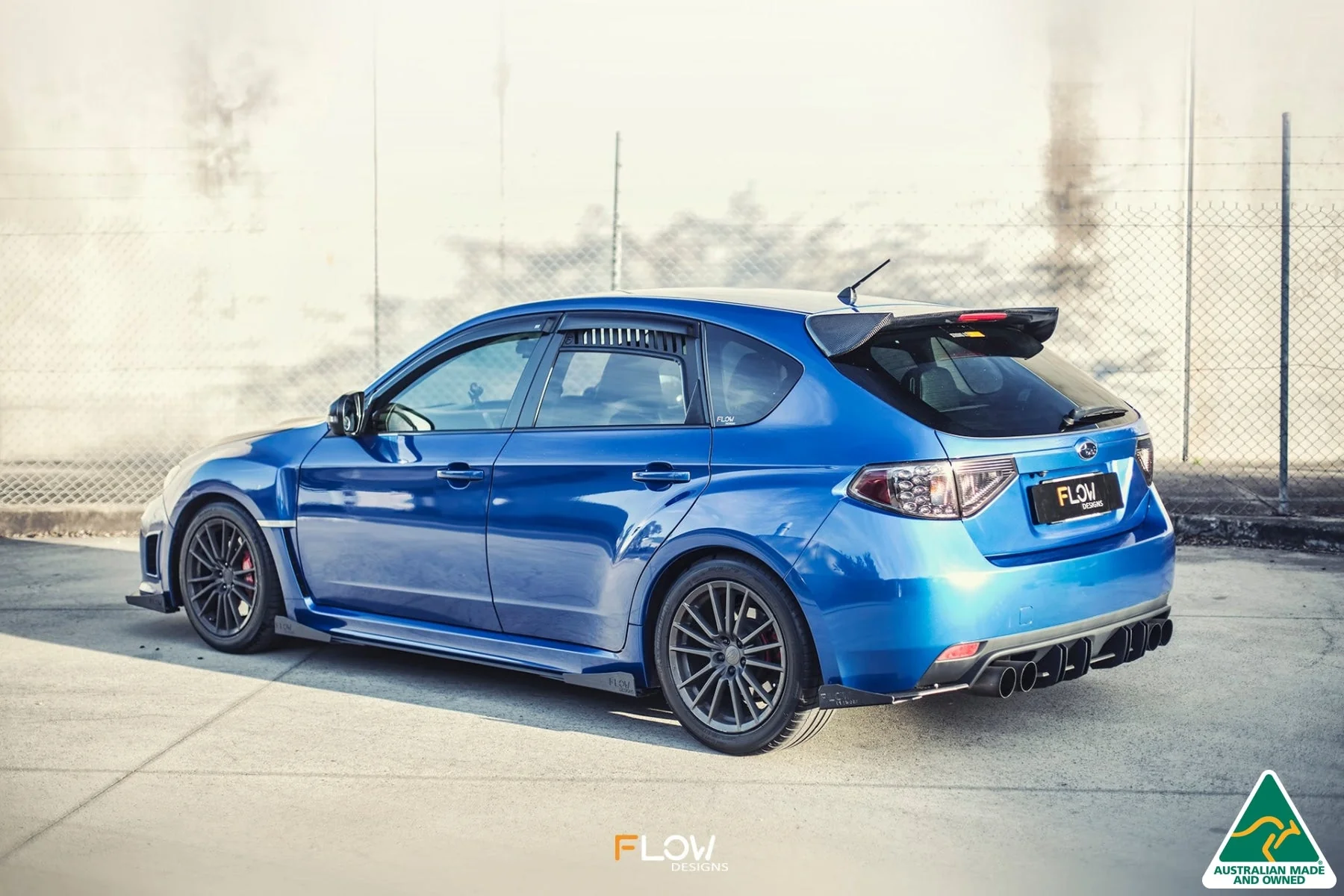 Flow Designs Side Skirt Splitters for Subaru Impreza WRX & STI G3 Hatch FL [Pair] - Image 10