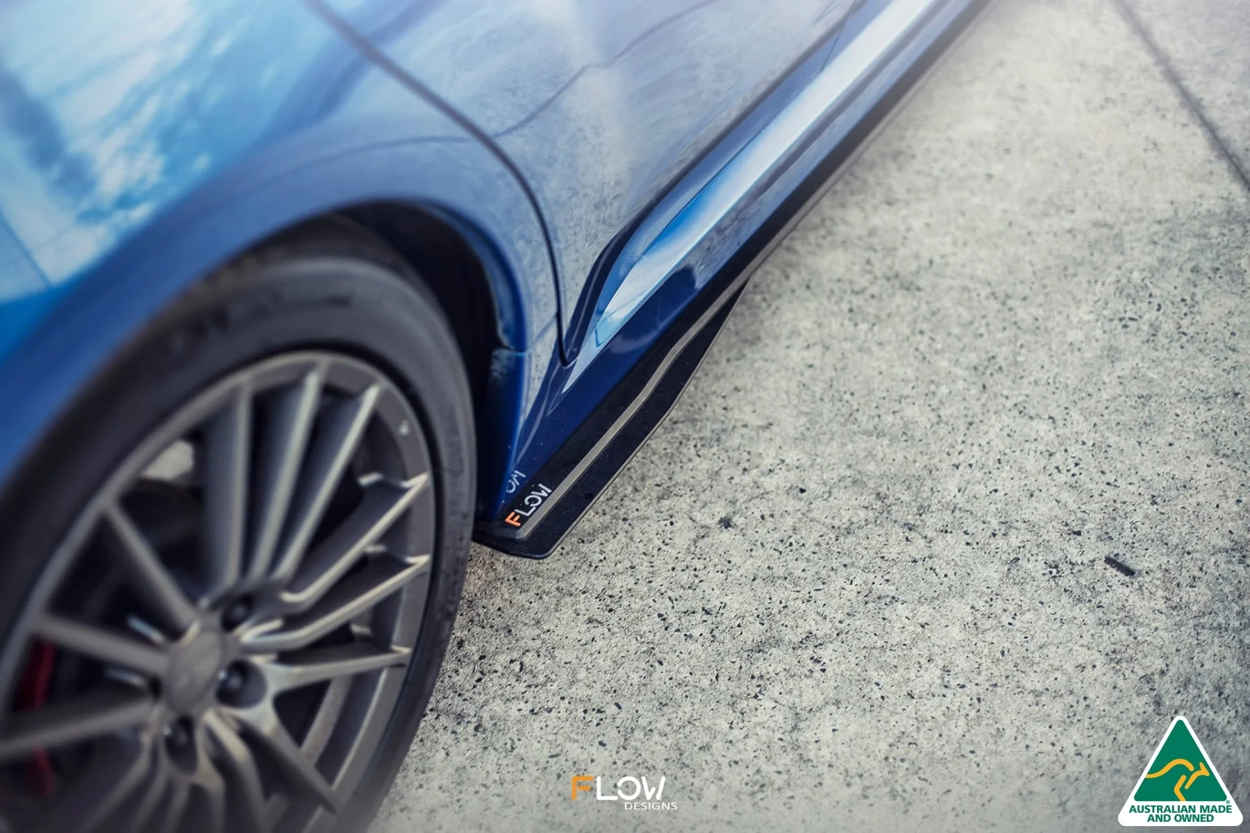 Flow Designs Side Skirt Splitters for Subaru Impreza WRX & STI G3 Hatch FL [Pair] - Image 4