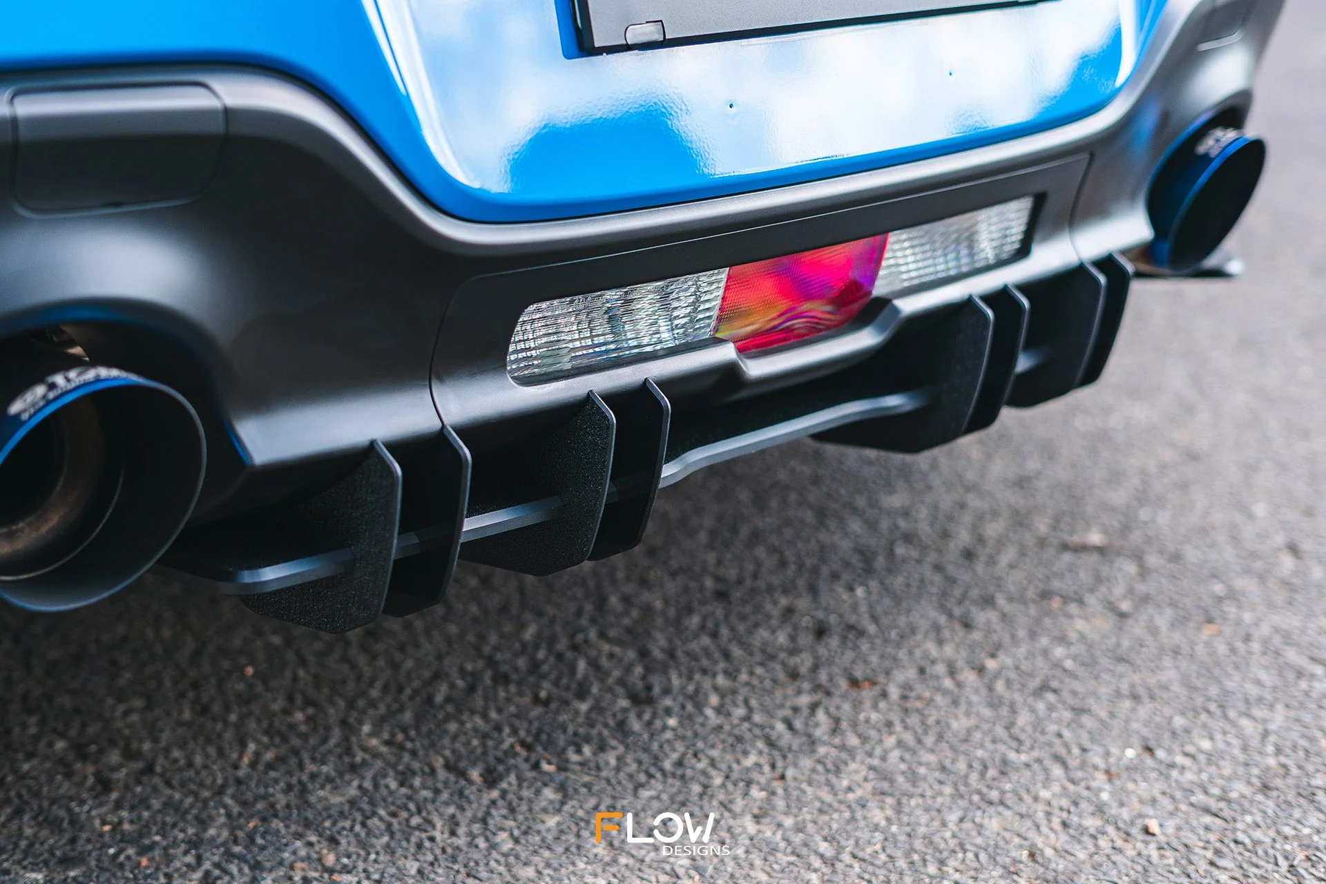 ZN8 GR86 Flow-Lock Rear Diffuser | Textured - Image 3