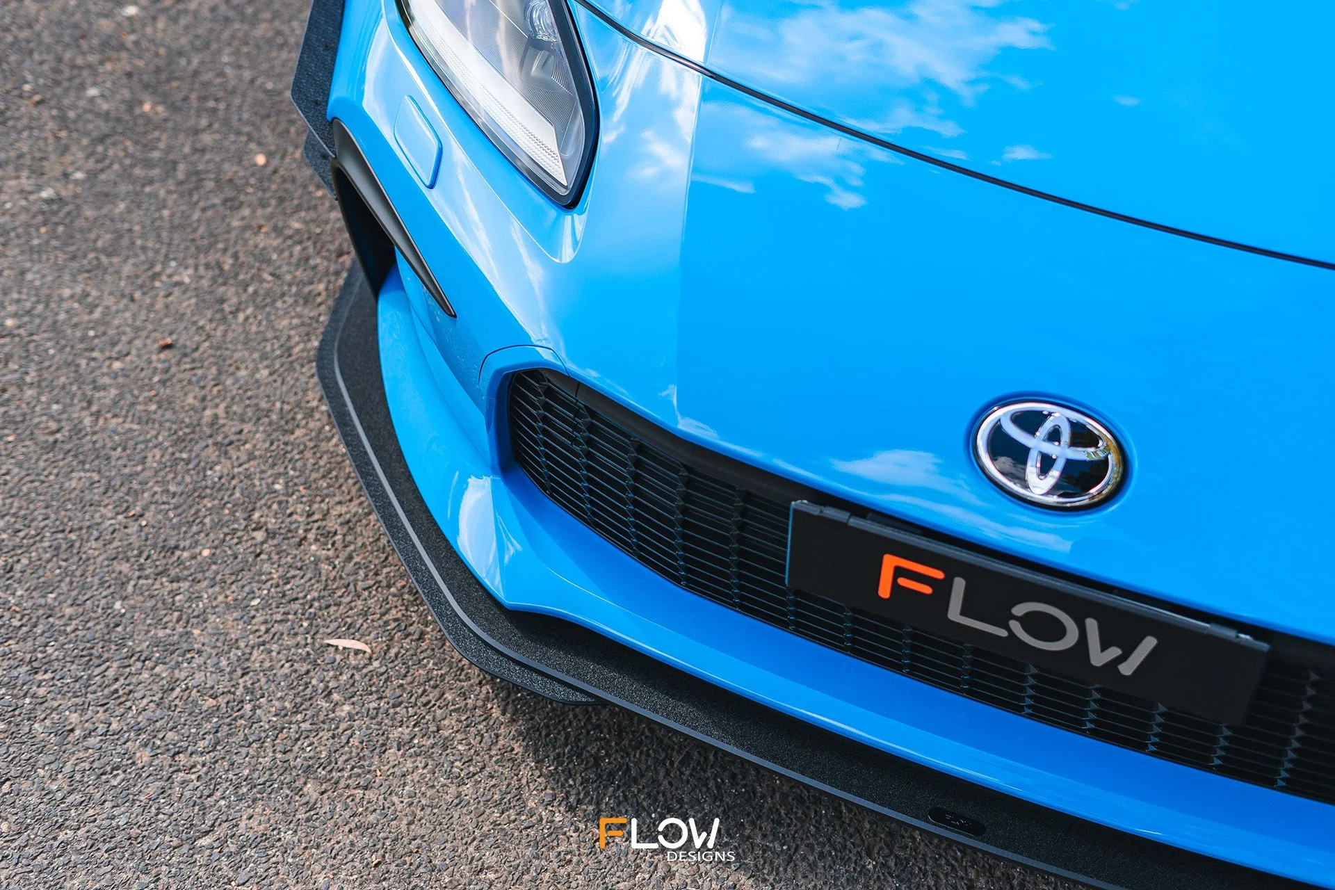 ZN8 GR86 Front Lip Splitter | Textured - Image 3