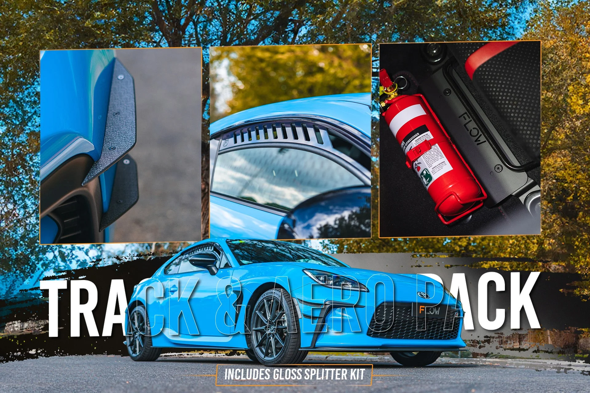 ZN8 GR86 Full Lip Splitter Set | Black - Image 10