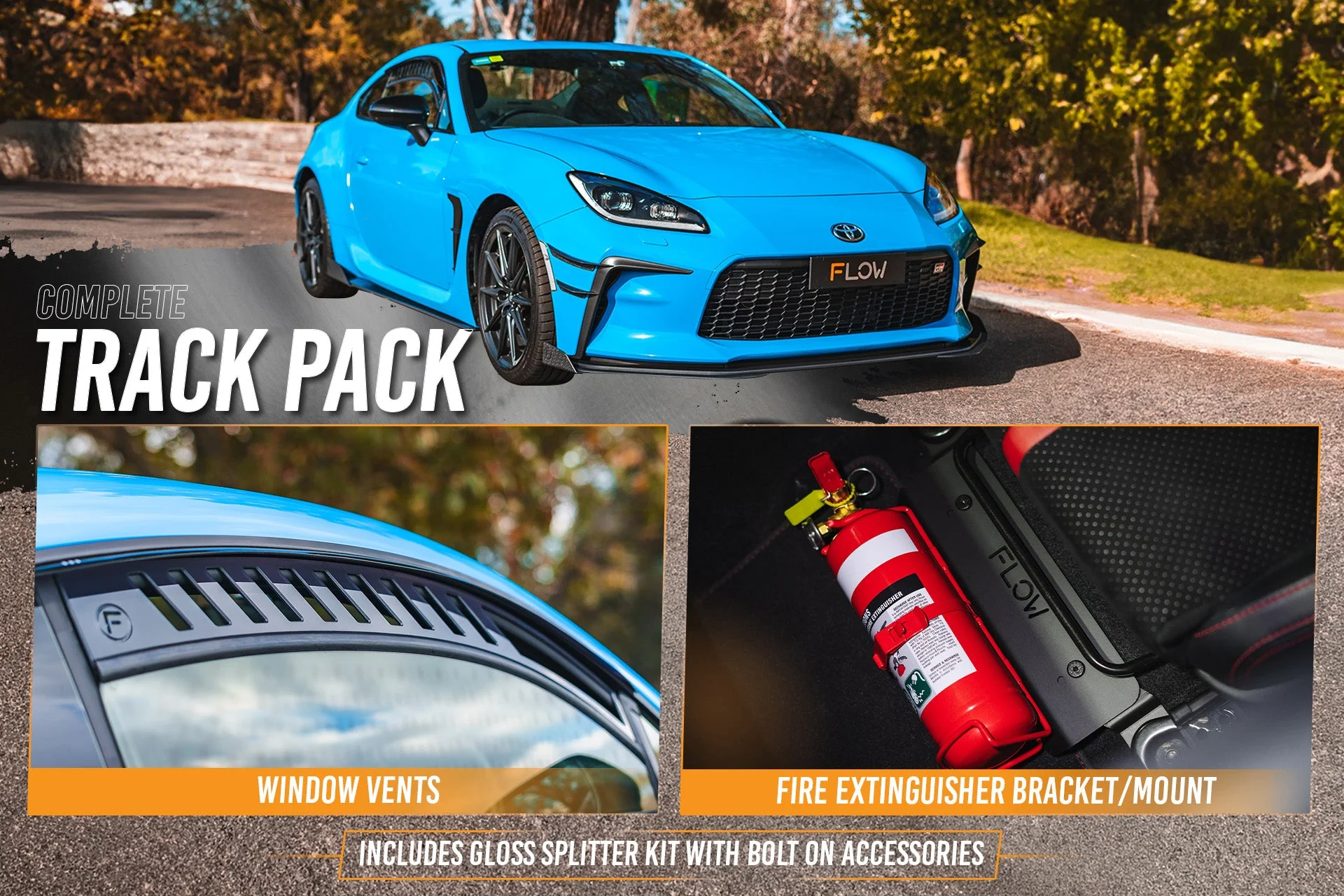 ZN8 GR86 Full Lip Splitter Set | Black - Image 13