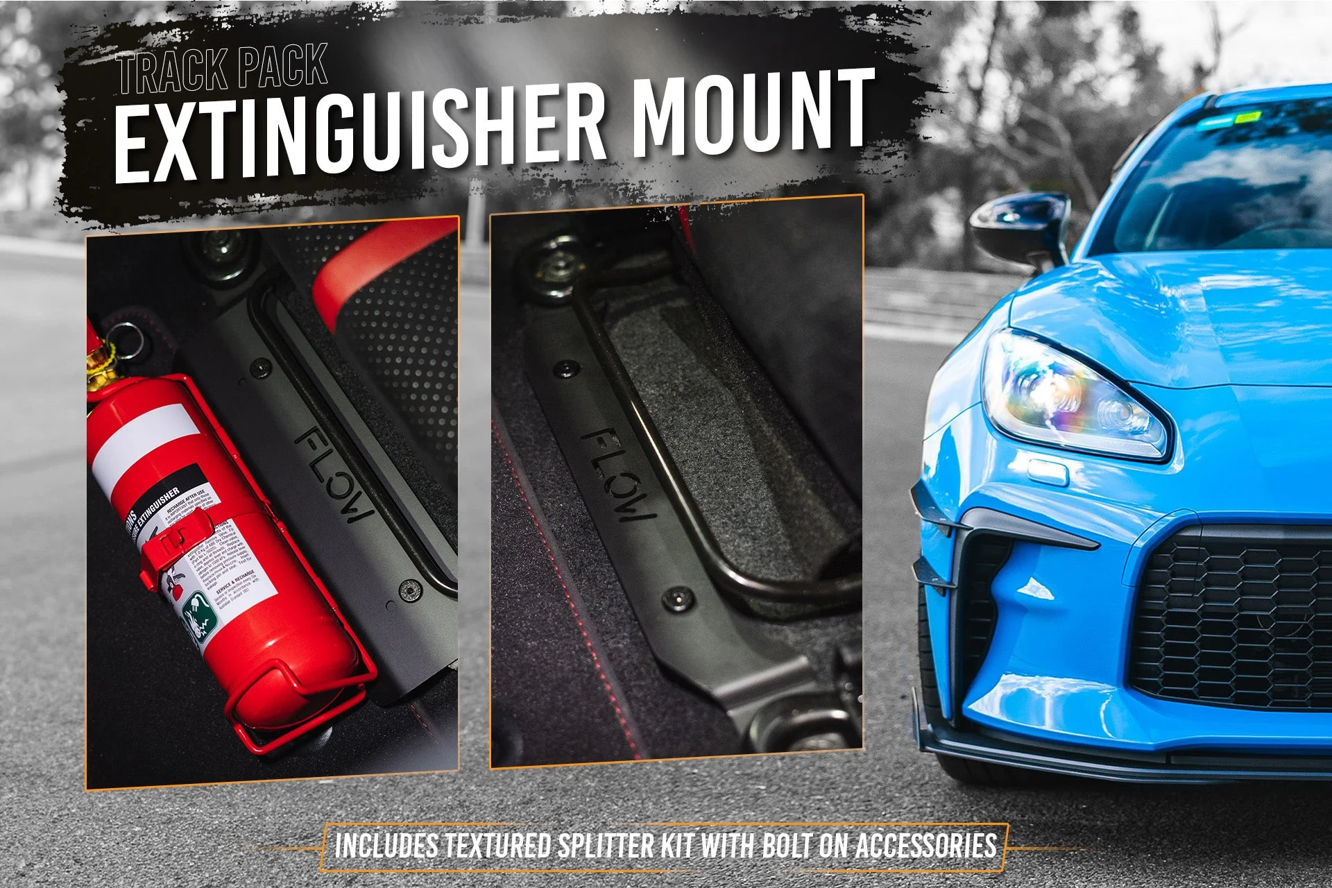 GR86 ZN8 Full Lip Splitter Set | Textured - Image 12