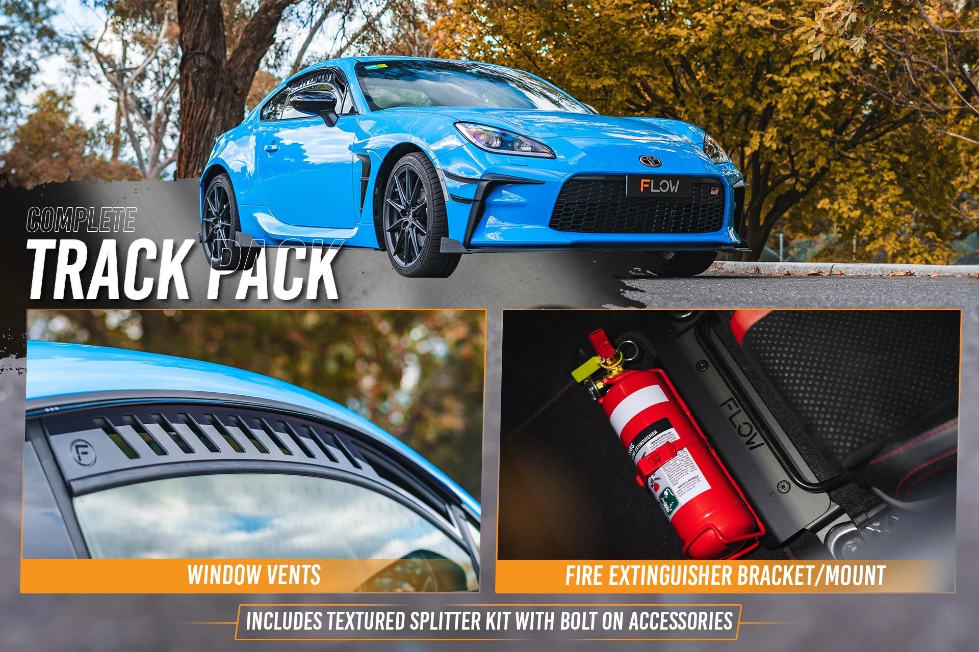 GR86 ZN8 Full Lip Splitter Set | Textured - Image 13