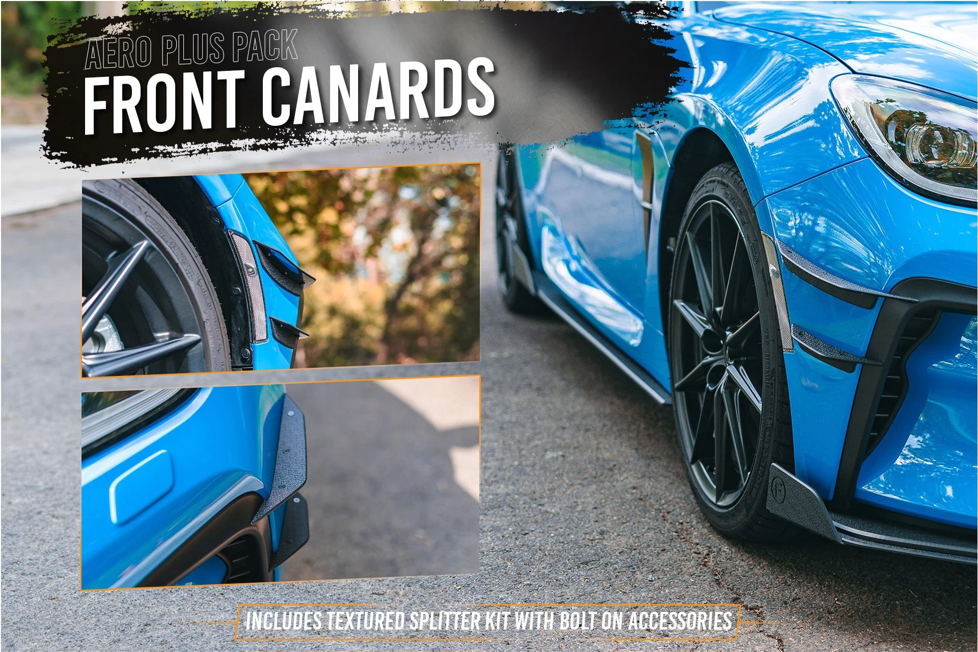 GR86 ZN8 Full Lip Splitter Set | Textured - Image 14