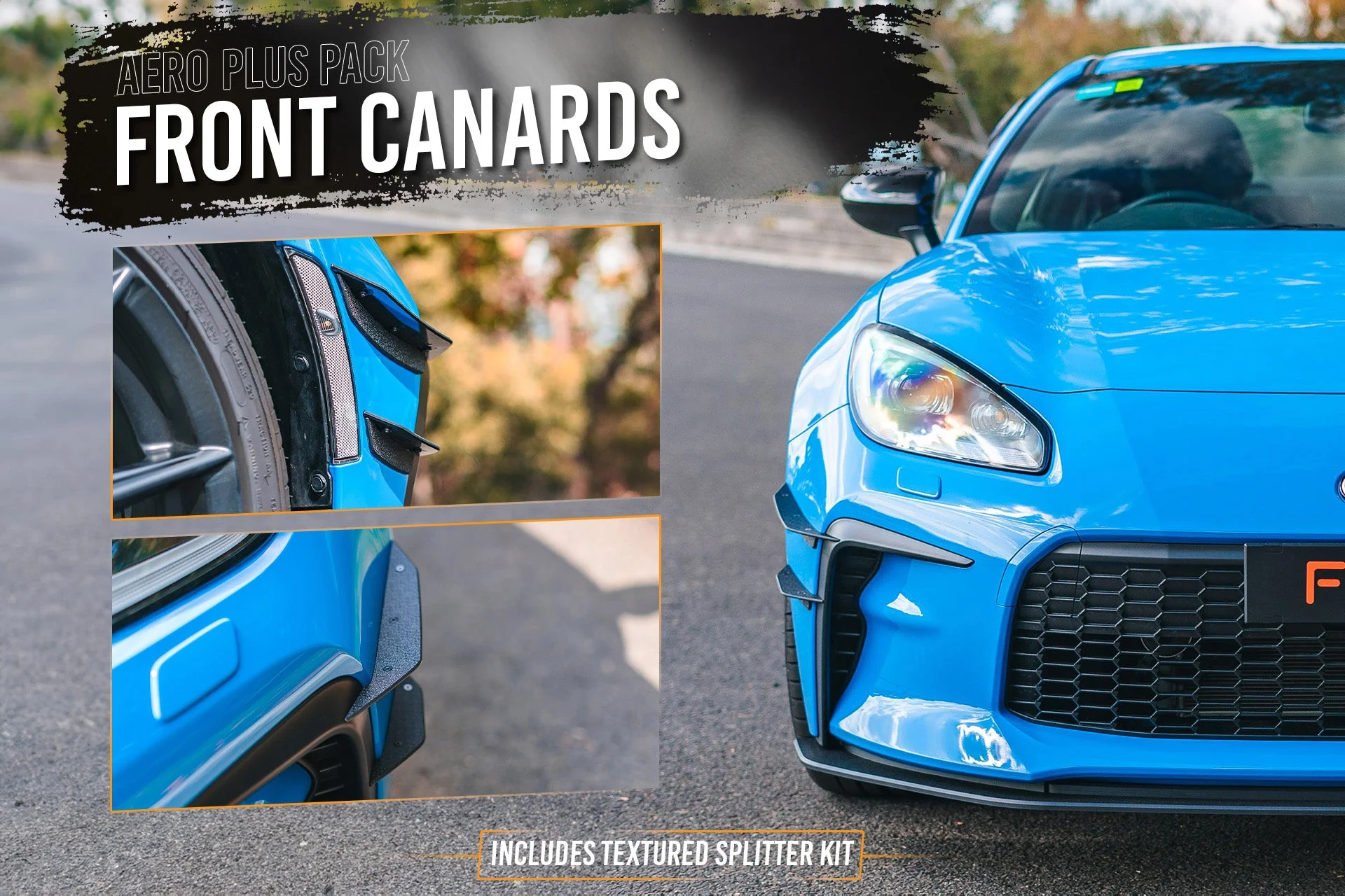 GR86 ZN8 Full Lip Splitter Set | Textured - Image 7