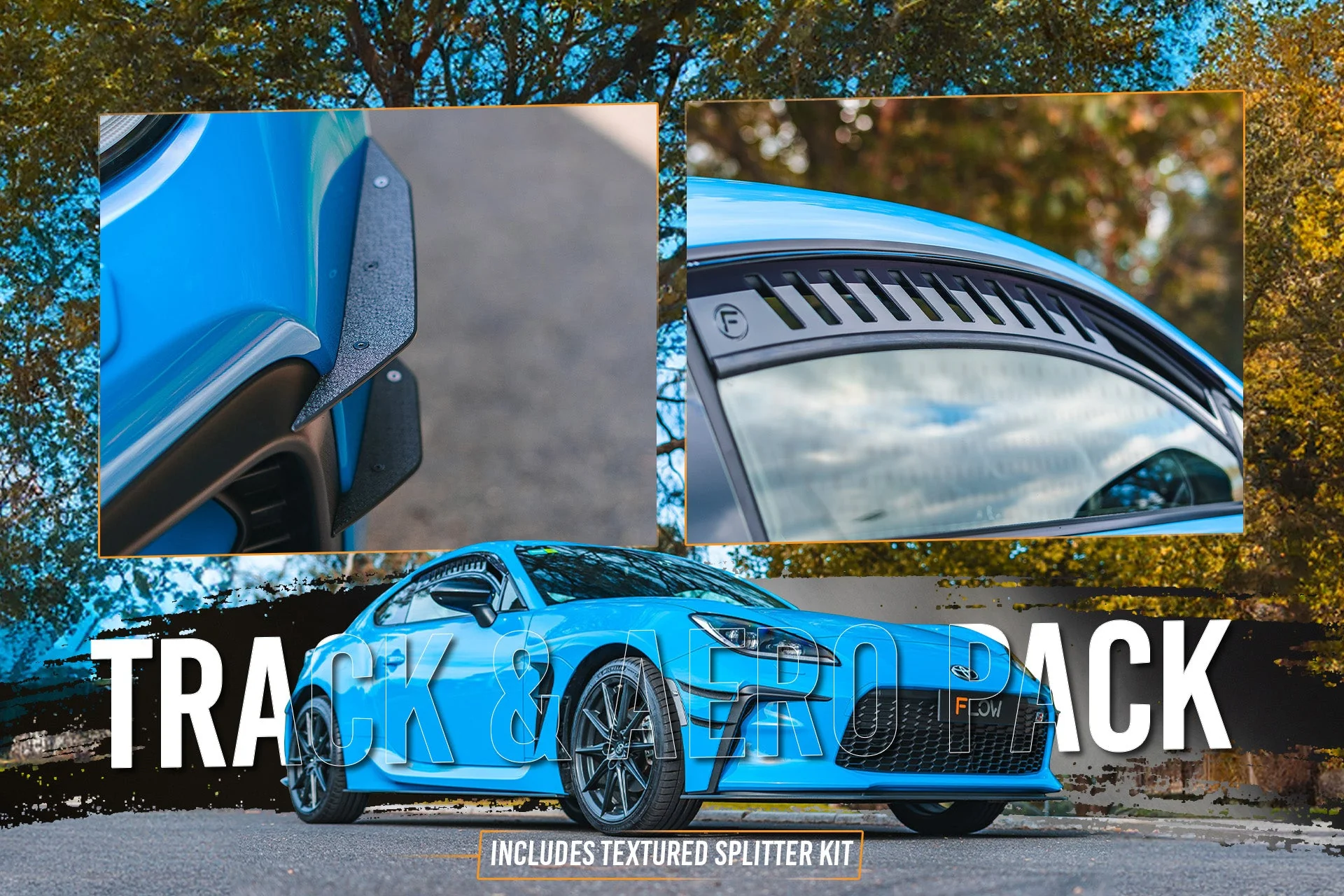 GR86 ZN8 Full Lip Splitter Set | Textured - Image 8