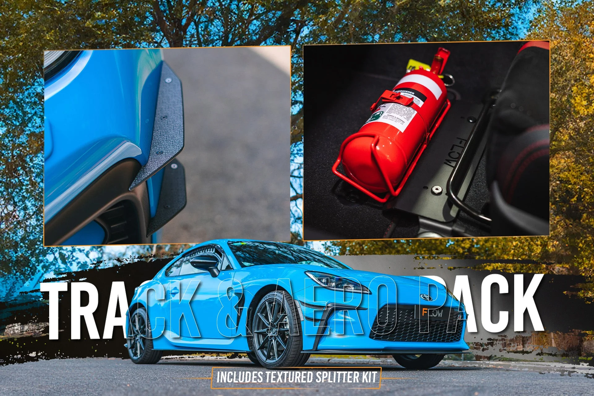 GR86 ZN8 Full Lip Splitter Set | Textured - Image 9
