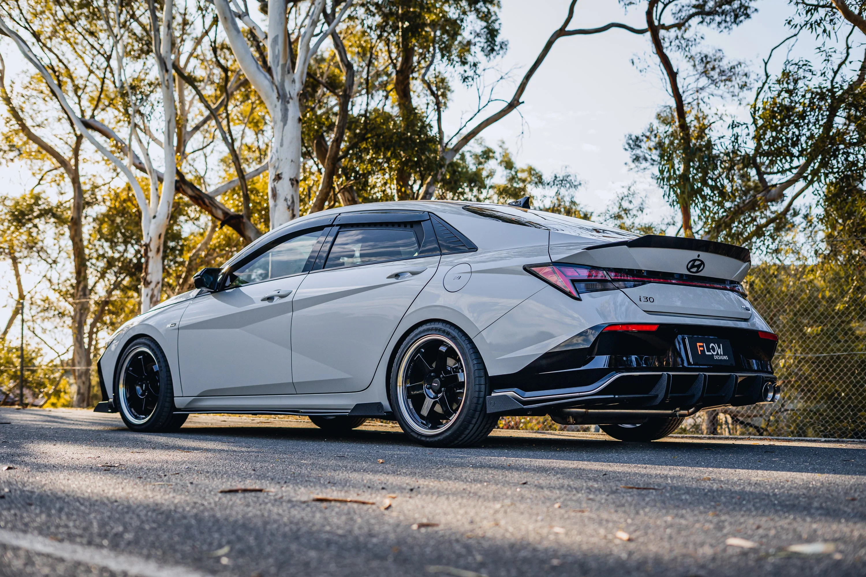 Hyundai CN7 V2 i30 N-Line Sedan FL 2025 Flow-Lock Rear Diffuser - Image 14