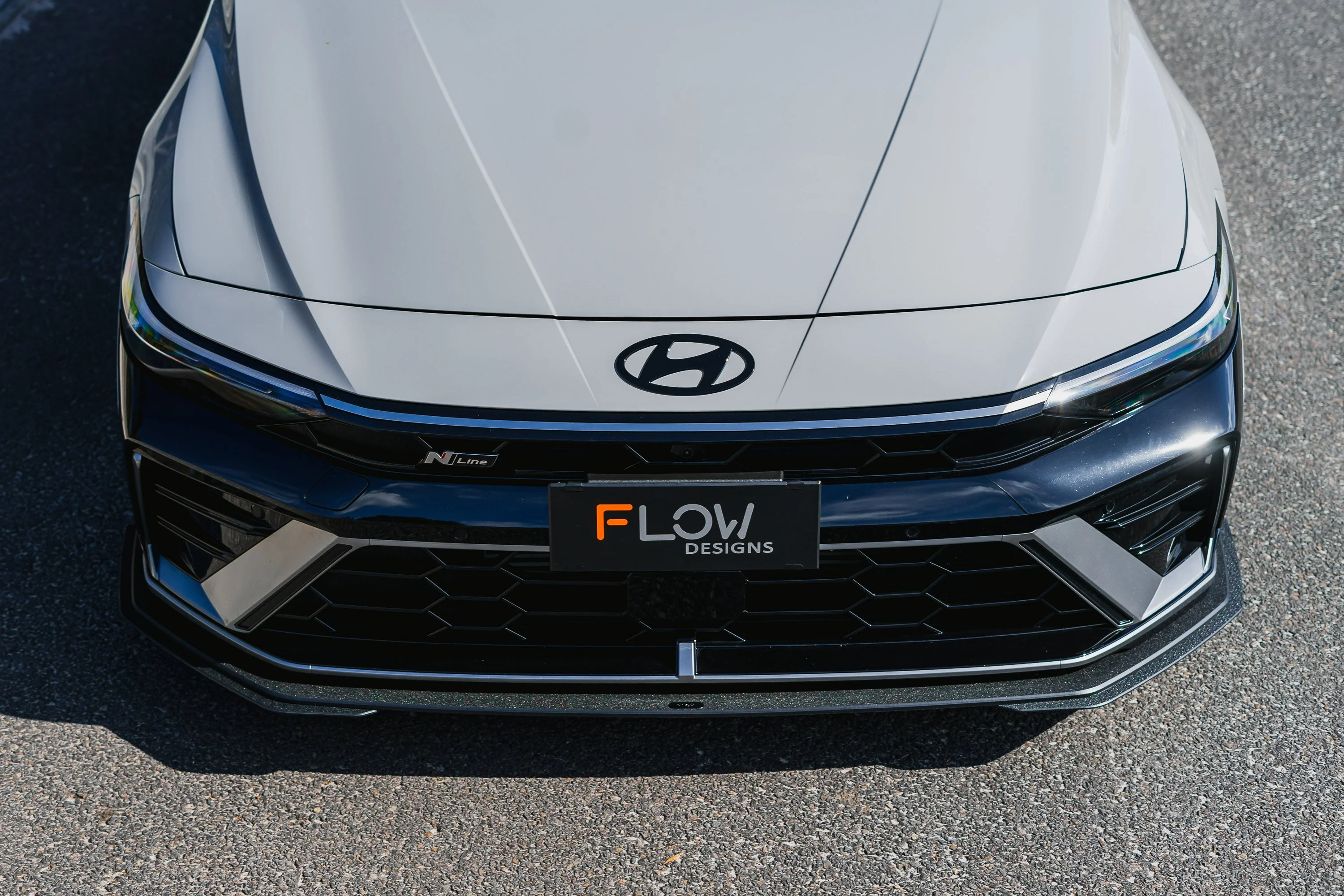 Hyundai CN7 V2 i30 N-Line Sedan FL 2025 Front Lip Splitter Extensions - Image 10