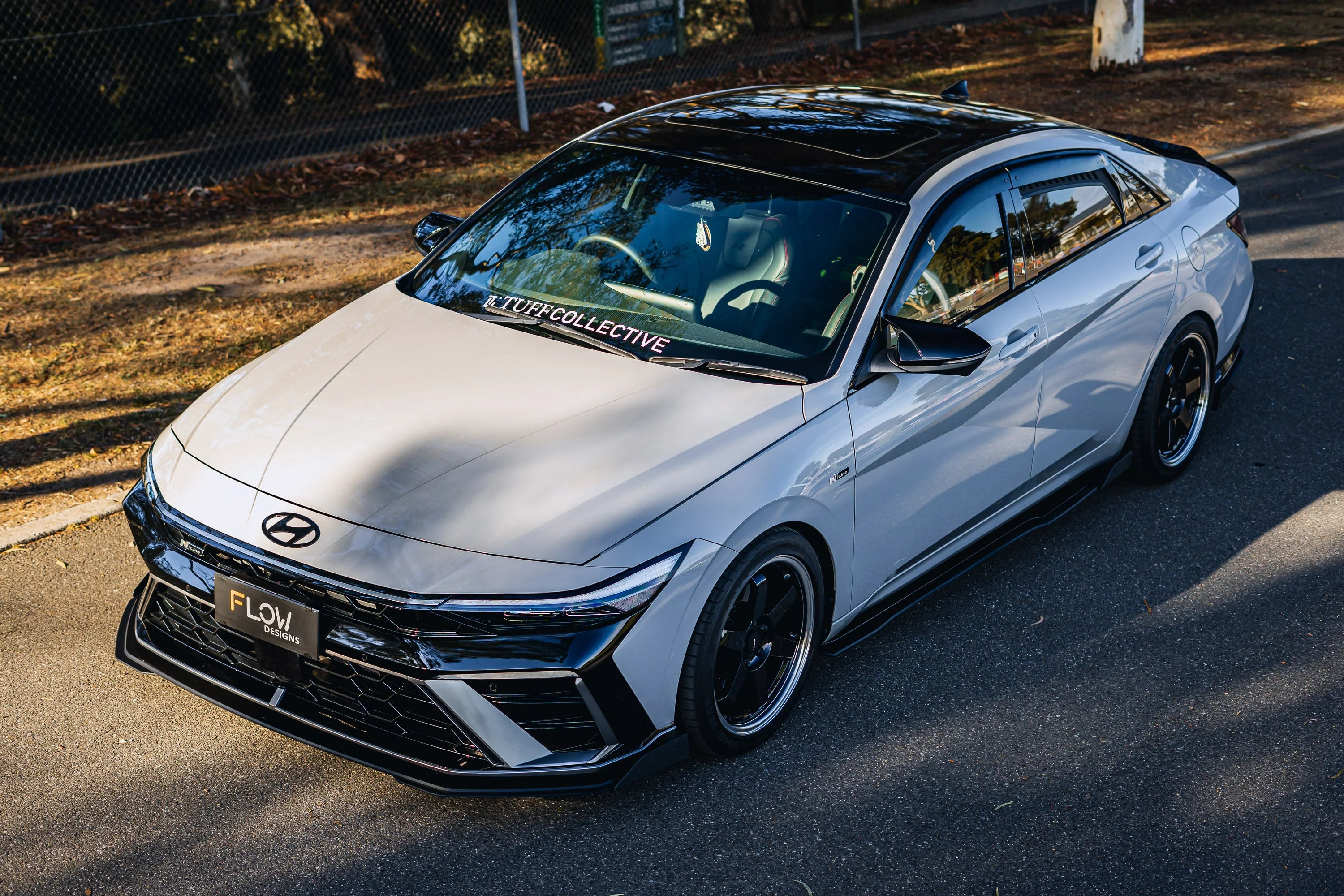 Hyundai CN7 V2 i30 N-Line Sedan FL 2025 Front Lip Splitter & Mounting Brackets - Image 18