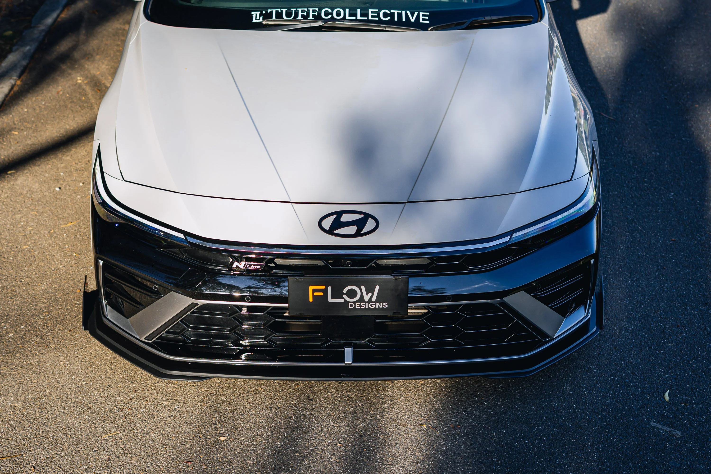 Hyundai CN7 V2 i30 N-Line Sedan FL 2025 Front Lip Splitter & Mounting Brackets - Image 19