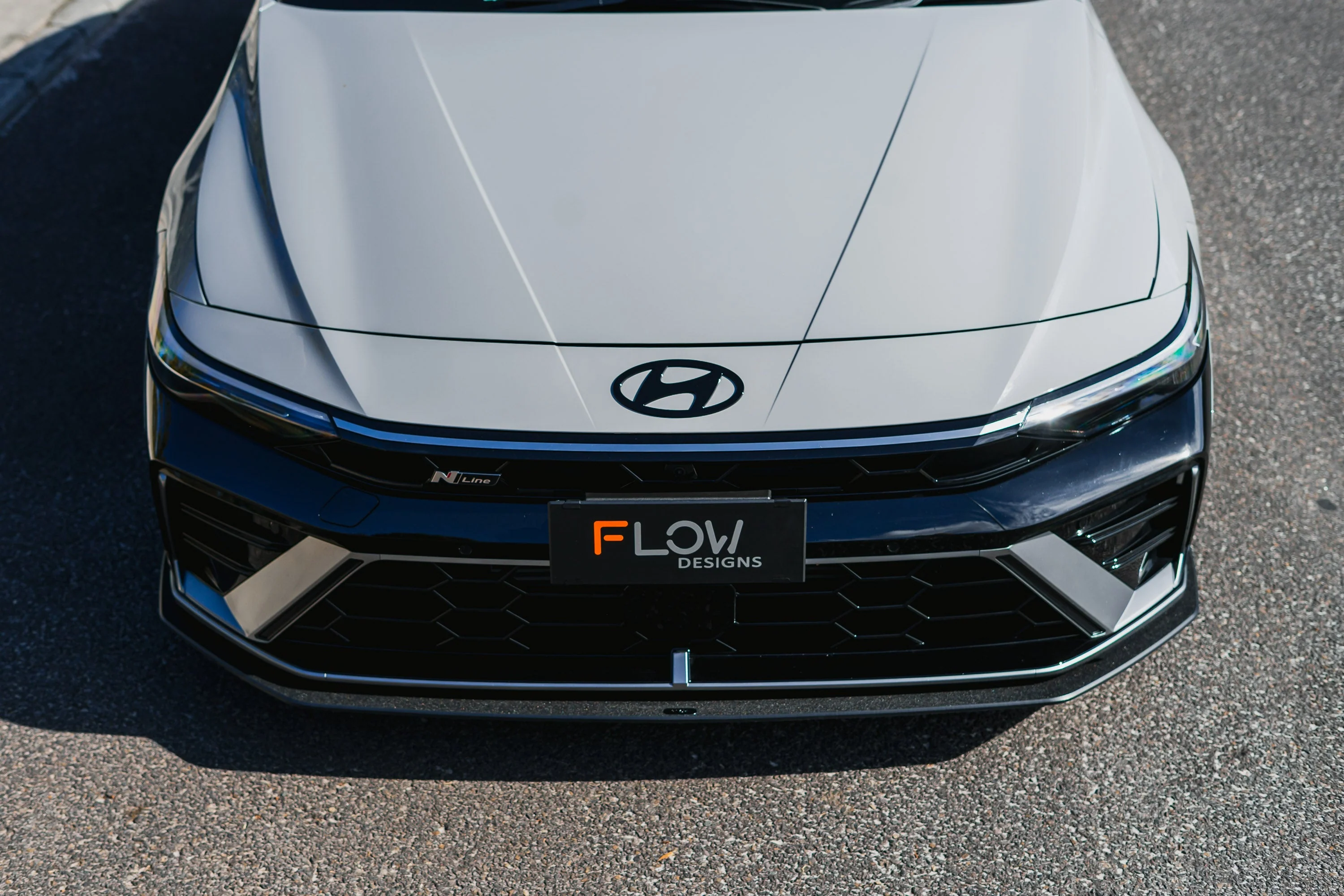 Hyundai CN7 V2 i30 N-Line Sedan FL 2025 Front Lip Splitter & Mounting Brackets - Image 28