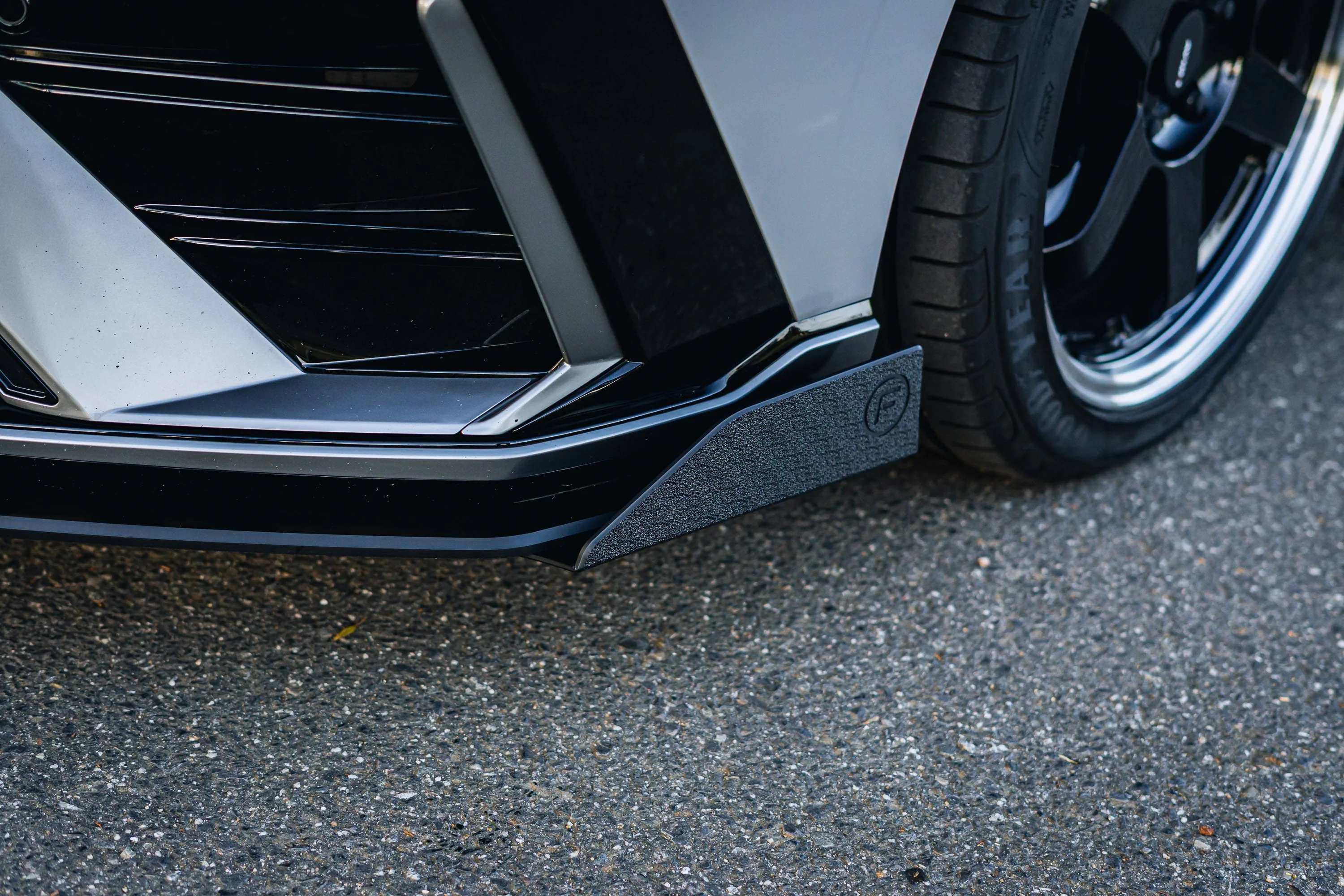 Hyundai CN7 V2 i30 N-Line Sedan FL 2025 Front Lip Splitter Winglets - Image 7