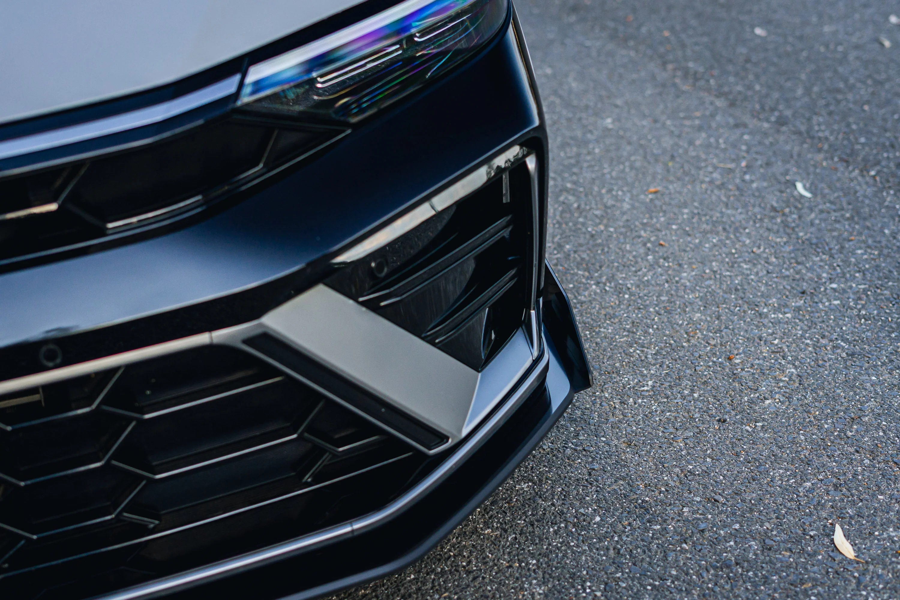 Hyundai CN7 V2 i30 N-Line Sedan FL 2025 Front Lip Splitter Winglets - Image 8