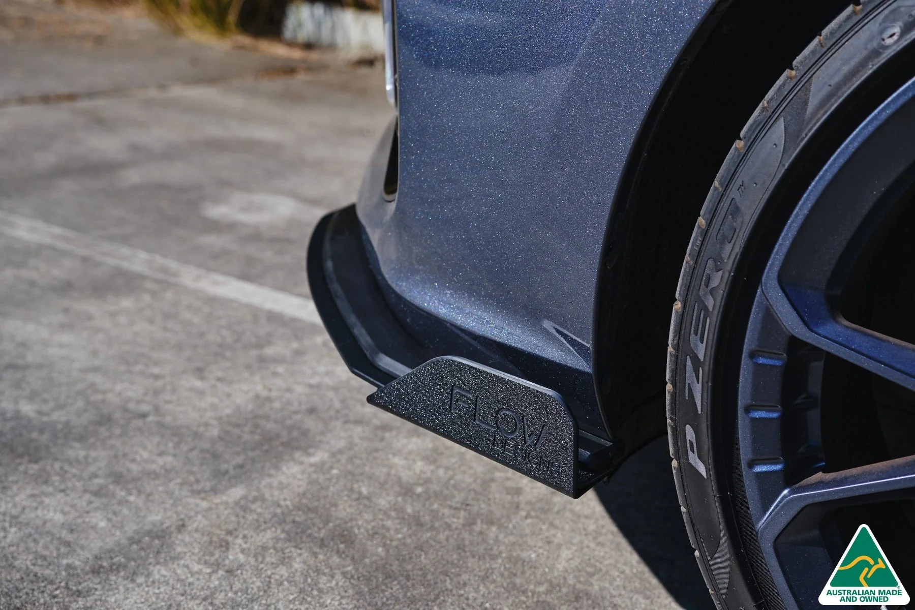 Flow Designs i30 Hatch PD1, PD2 (2018-2020) Front Lip Splitter Winglets - Pair - Image 4
