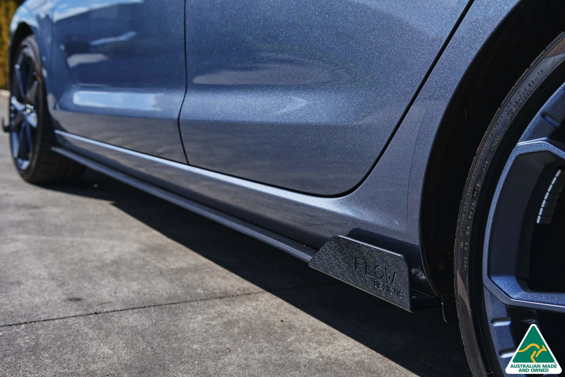 Flow Designs i30 Hatch PD1, PD2 (2018-2020) Side Skirt Splitters [GLOSS BLACK] - Pair - Image 8