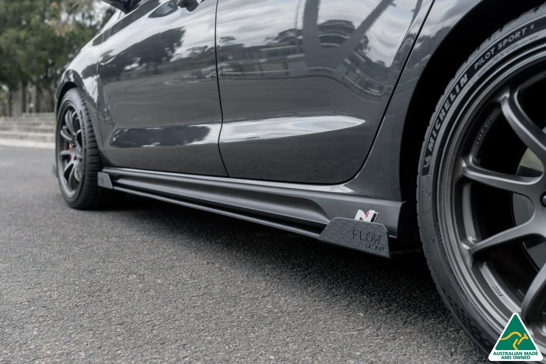 Flow Designs i30N Fastback PD FL (2022+) Side Skirt Splitter Winglets - Pair - Image 10