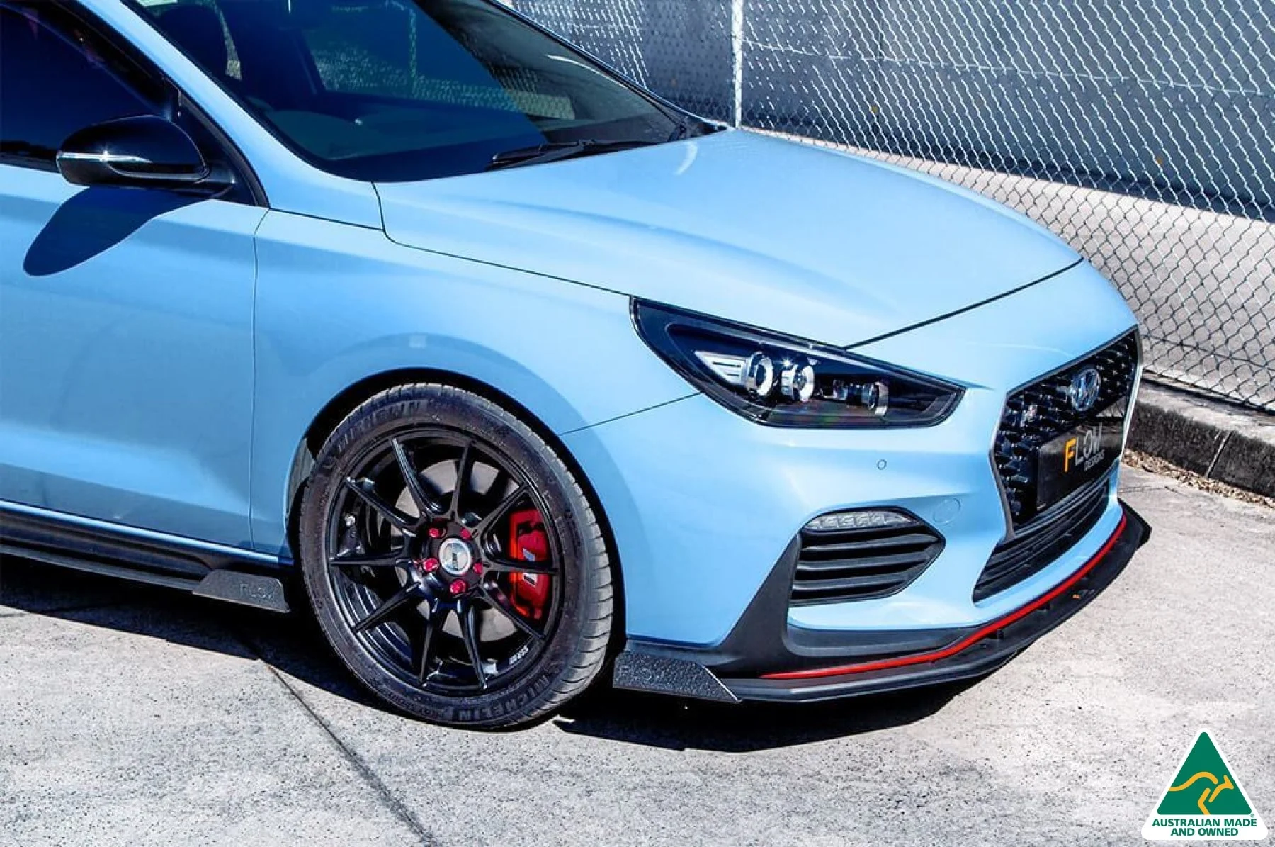 Flow Designs i30N Fastback PD Front Lip Splitter Extensions - Pair - Image 10