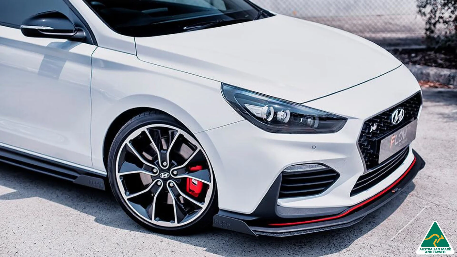 Flow Designs i30N Fastback PD Front Lip Splitter Extensions - Pair - Image 7